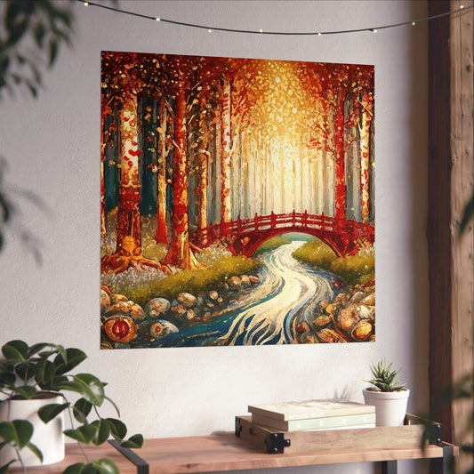 Magical Forest- Art- Giclée Technique Fine Art Posters- No Frame