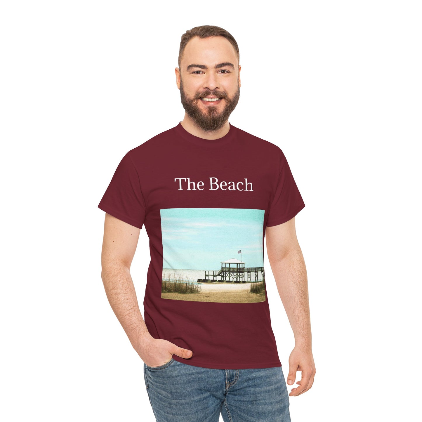 The Beach- Amazing Unisex Heavy Cotton Short Sleeve Tee Shirts!