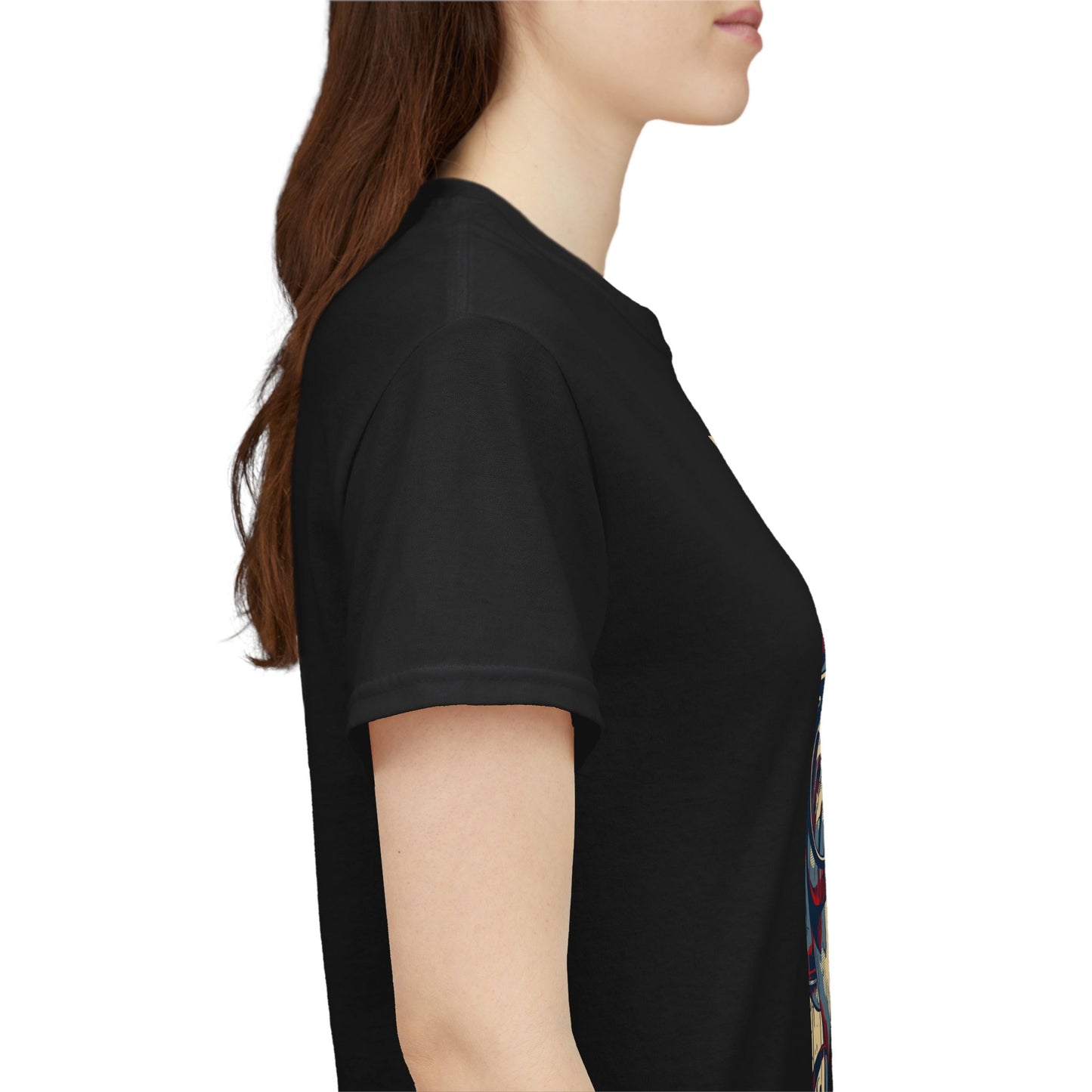 "USA Girl" - Amazing Unisex Heavy Cotton Short Sleeve Tee Shirts!