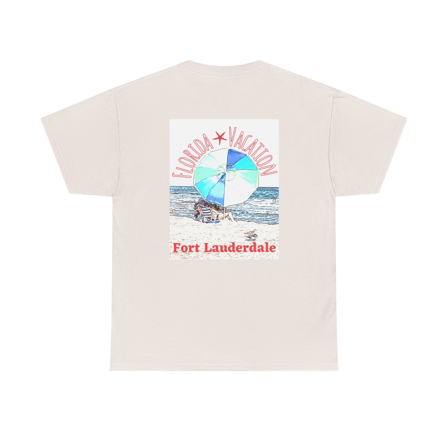 Florida Vacation Fort Lauderdale - Amazing Unisex Heavy Cotton Short Sleeve Tee Shirts!