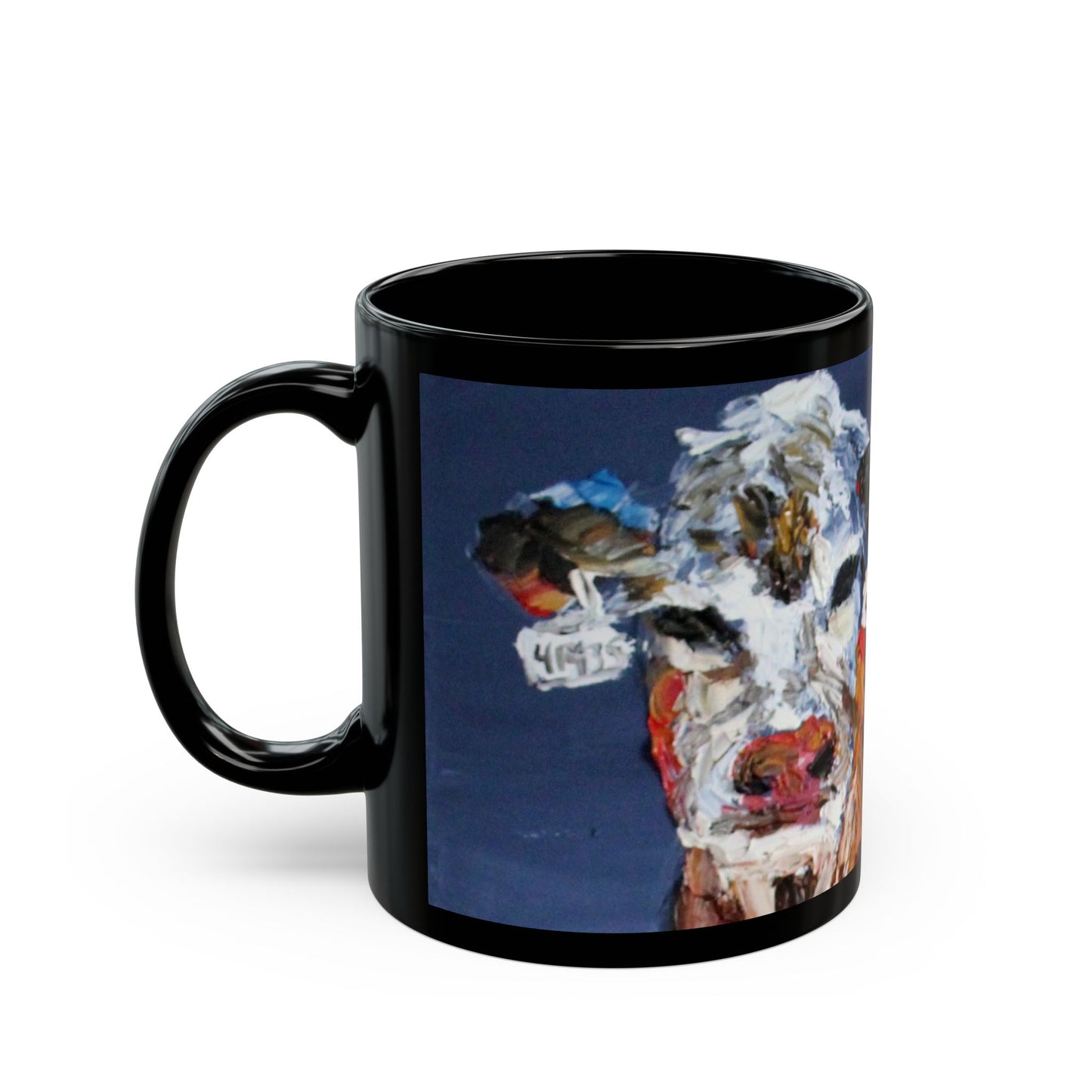 Pose for Me! - 11 oz or 15 oz Ceramic Black Mugs
