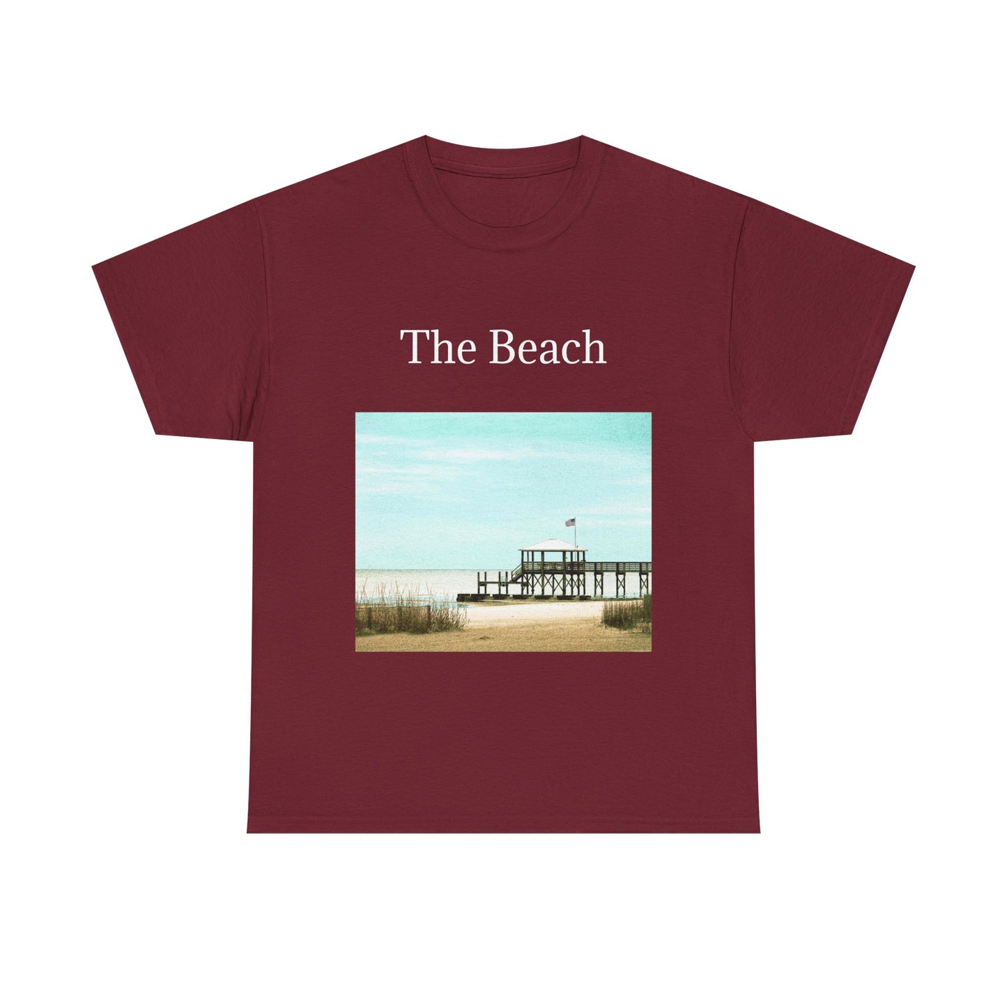 The Beach- Amazing Unisex Heavy Cotton Short Sleeve Tee Shirts!