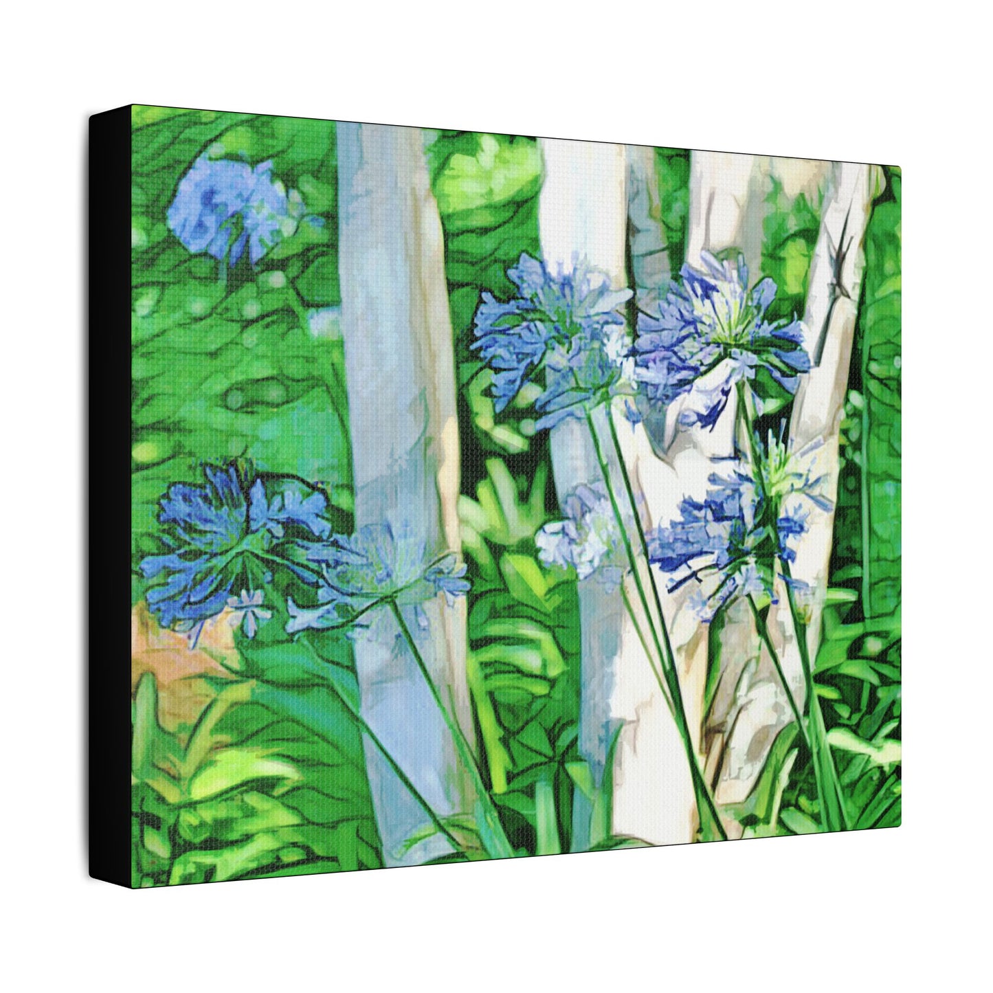 Savannah's Garden - Art- Gallery Wrapped- Satin Stretched Canvas Gallery Wraps - No Frame Needed