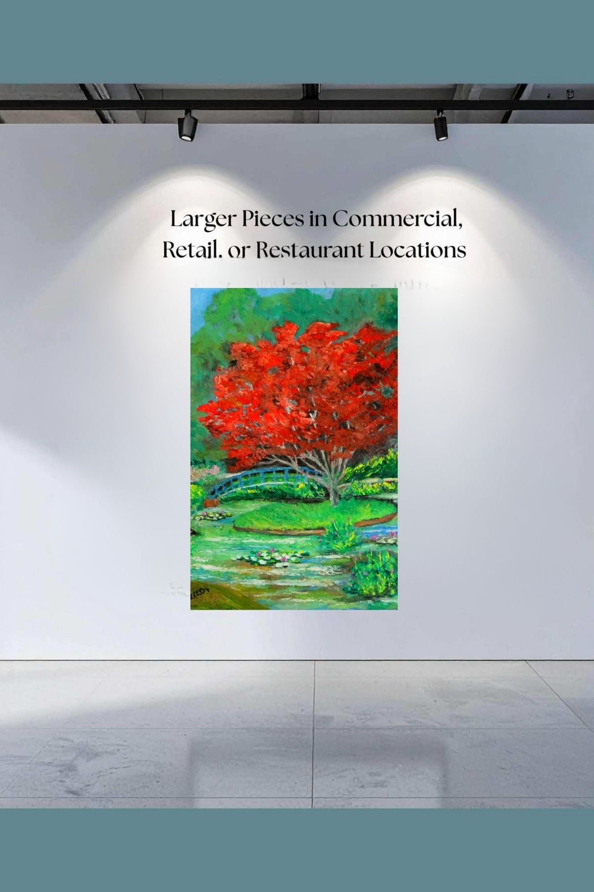 Garden Red Beauty| Japanese Maple Tree Art| Giclee Paper- Wood- Metal- Canvas