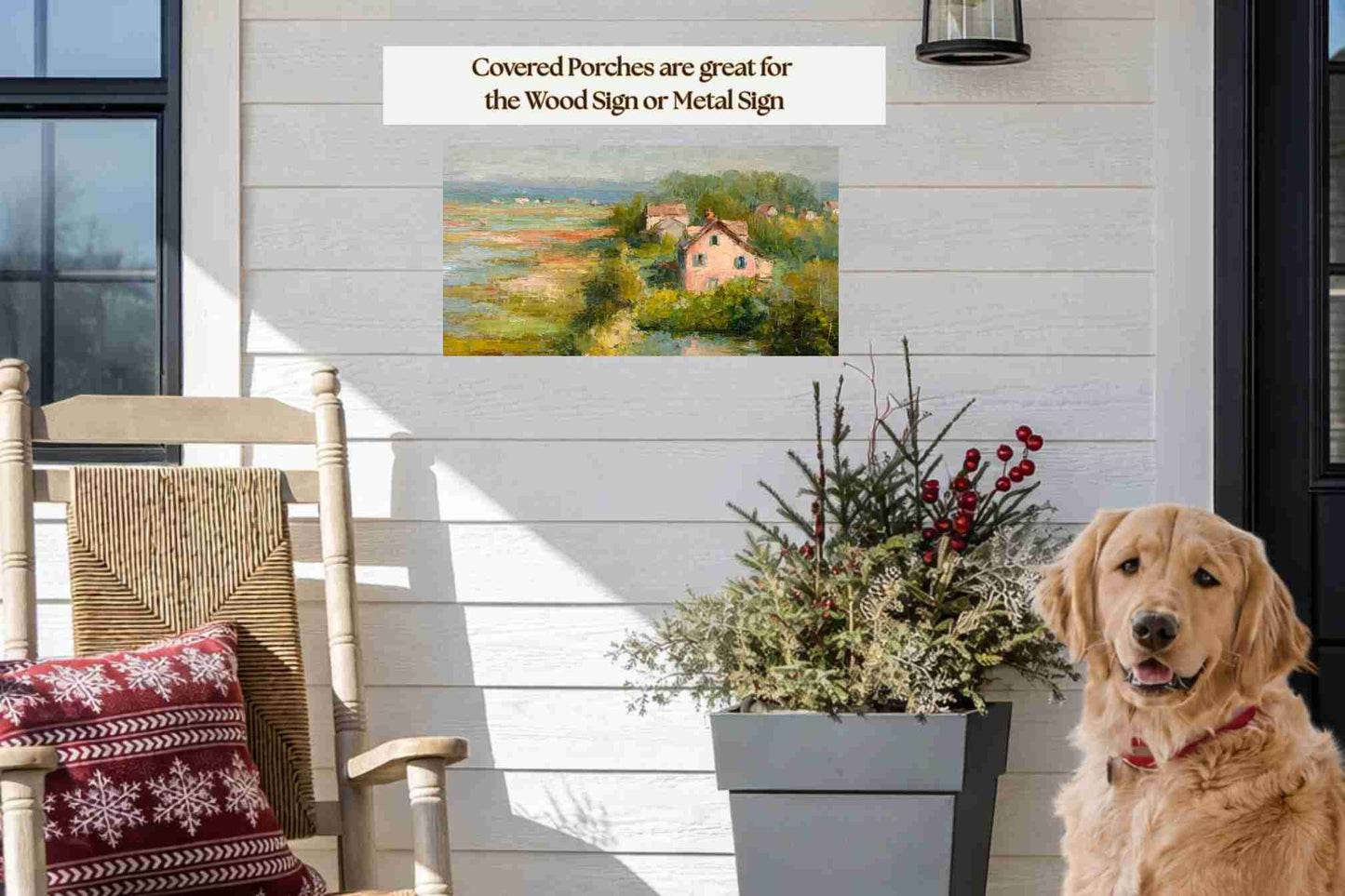 The Pink Cottage | Impressionist Print| Marsh Cottage Art| Coastal Wall Art| Giclée on Canvas, Wood, Metal & Fine Art Paper