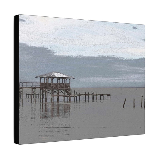 Peaceful Seas- Art- Gallery Wrapped- Satin Stretched Canvas Gallery Wraps - No Frame Needed