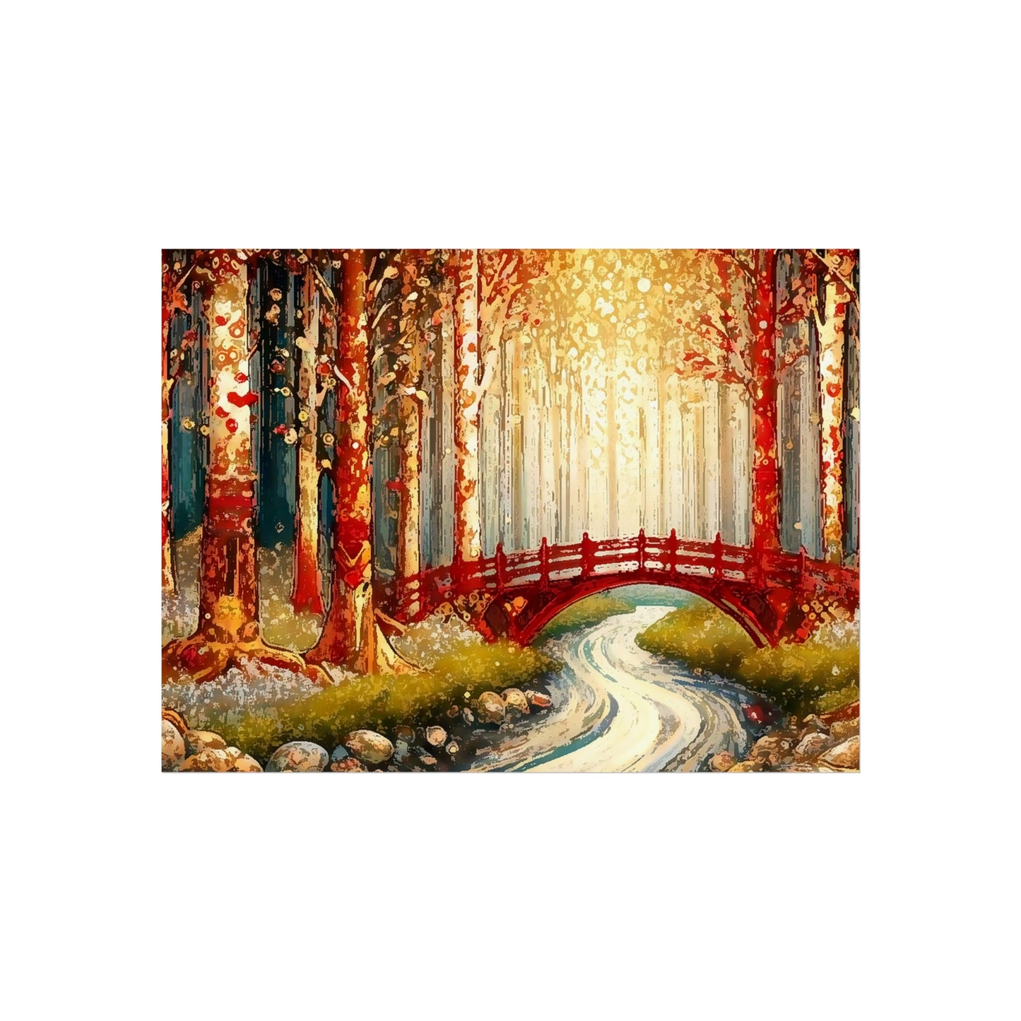 Magical Forest- Art- Giclée Technique Fine Art Posters- No Frame