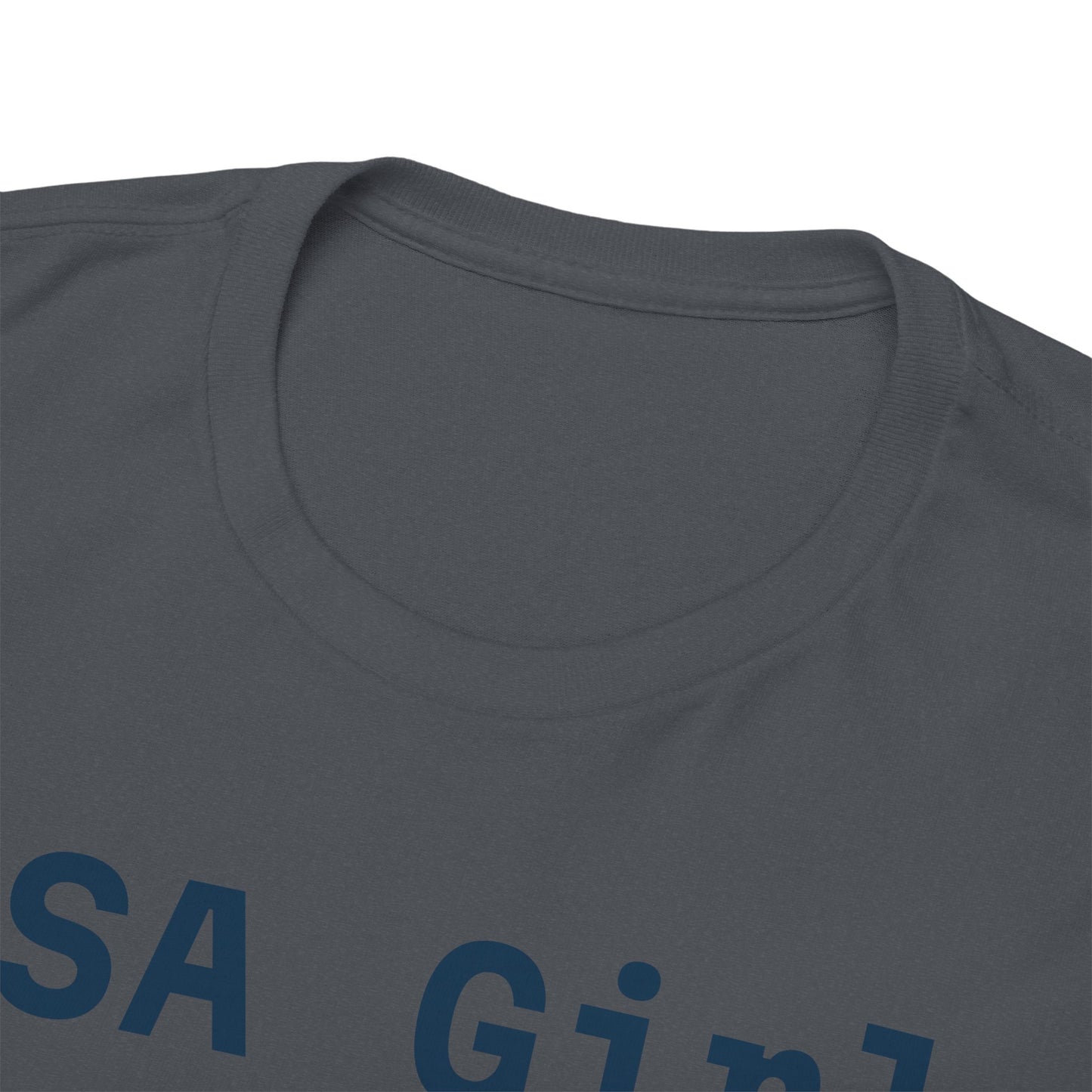 "USA Girl" - Amazing Unisex Heavy Cotton Short Sleeve Tee Shirts!