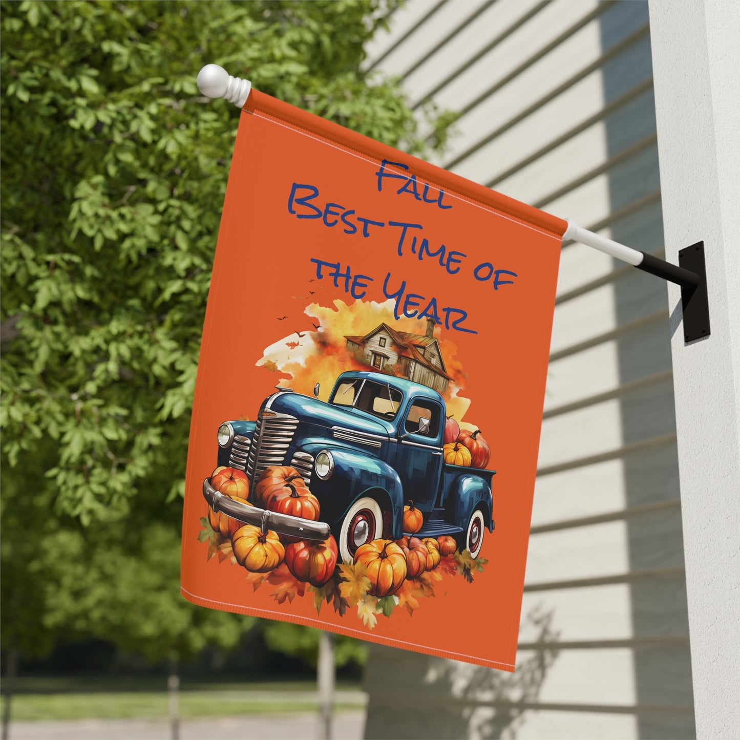 Fall Best Time of the Year- Garden & House Banner