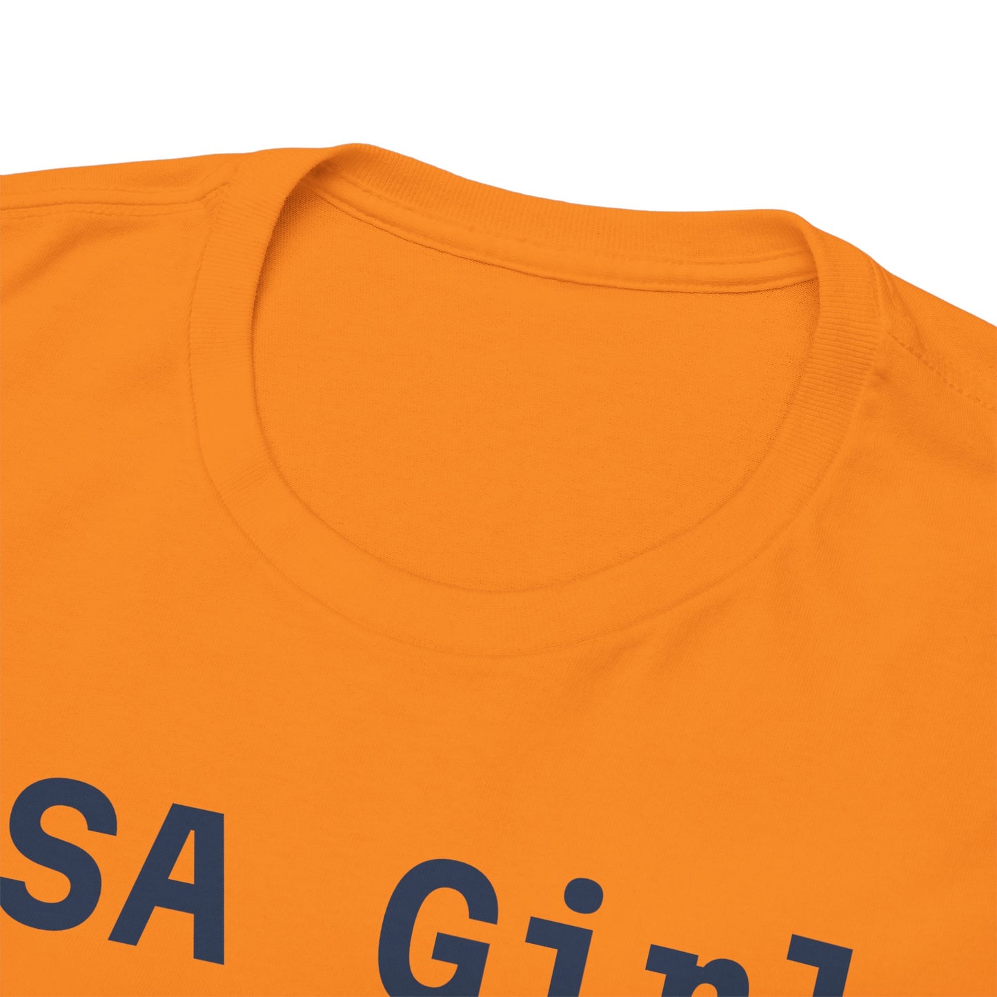 "USA Girl" - Amazing Unisex Heavy Cotton Short Sleeve Tee Shirts!