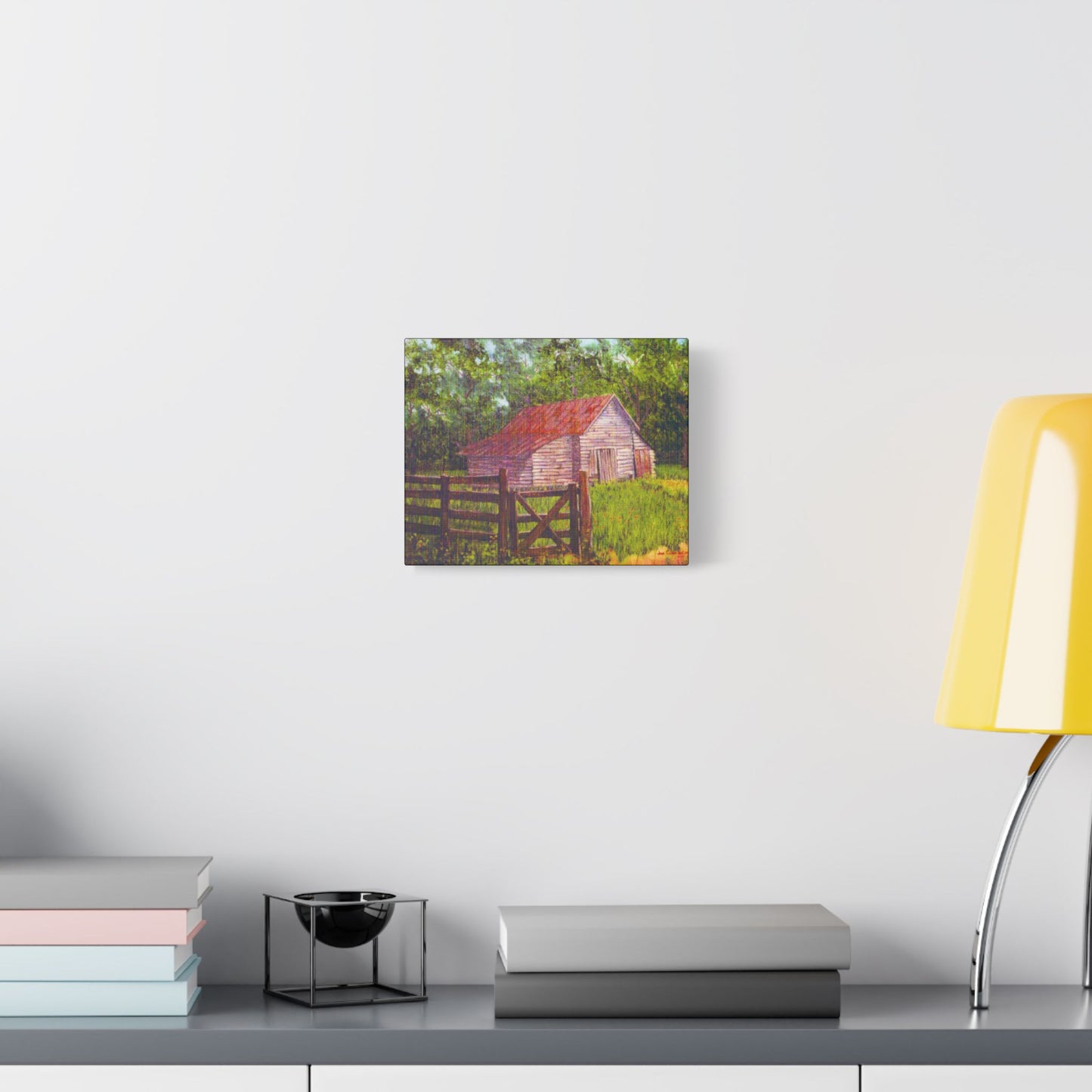 Dawsonville Barn- Art- Gallery Wrapped- Satin Stretched Canvas Gallery Wraps - No Frame Needed