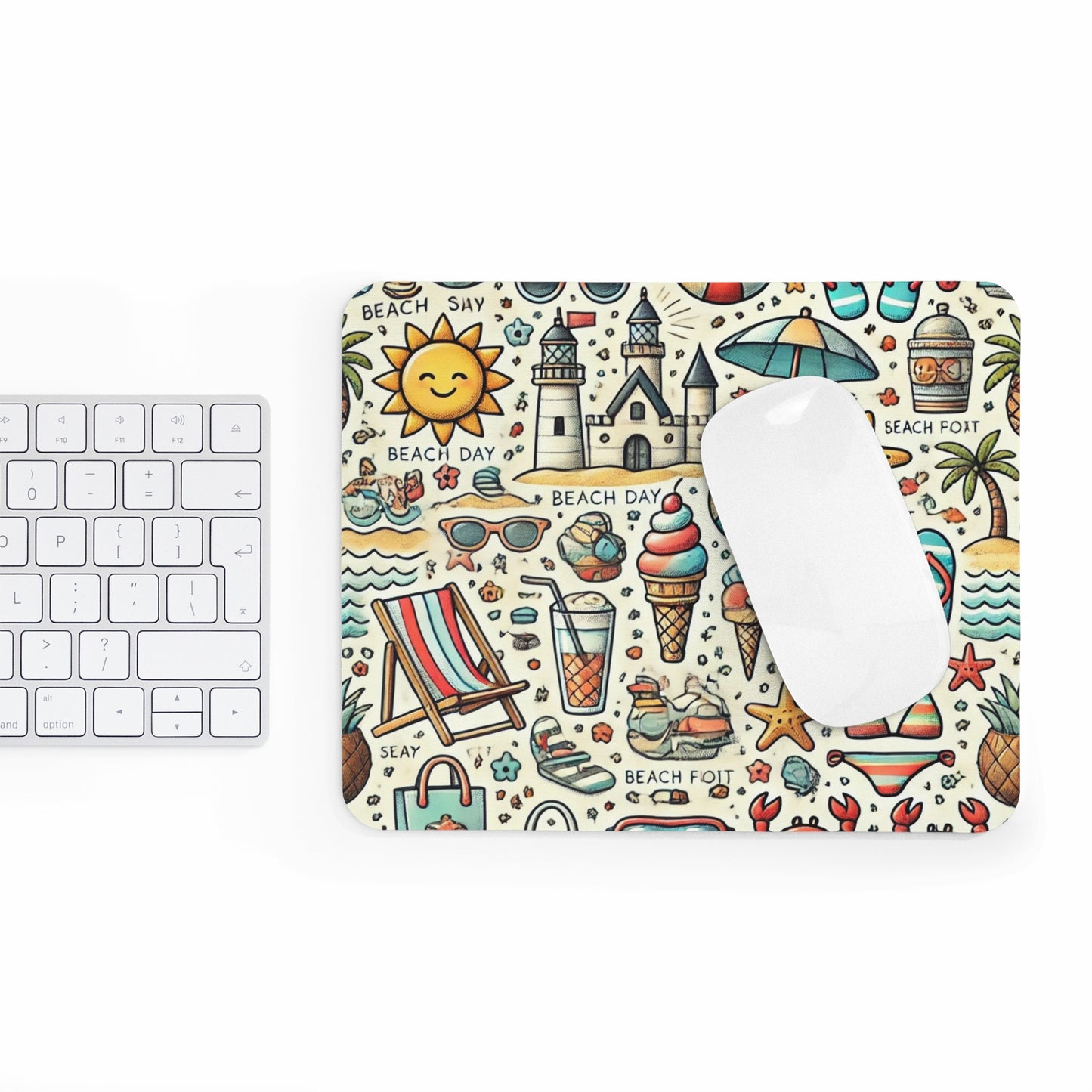 Beach Day Fun Mousepad