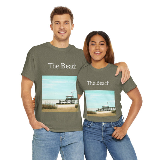 The Beach- Amazing Unisex Heavy Cotton Short Sleeve Tee Shirts!