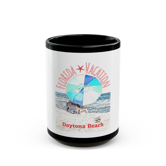 Copy of Copy of Copy of Florida Vacation - Naples - 11 oz or 15 oz Ceramic Black Mugs