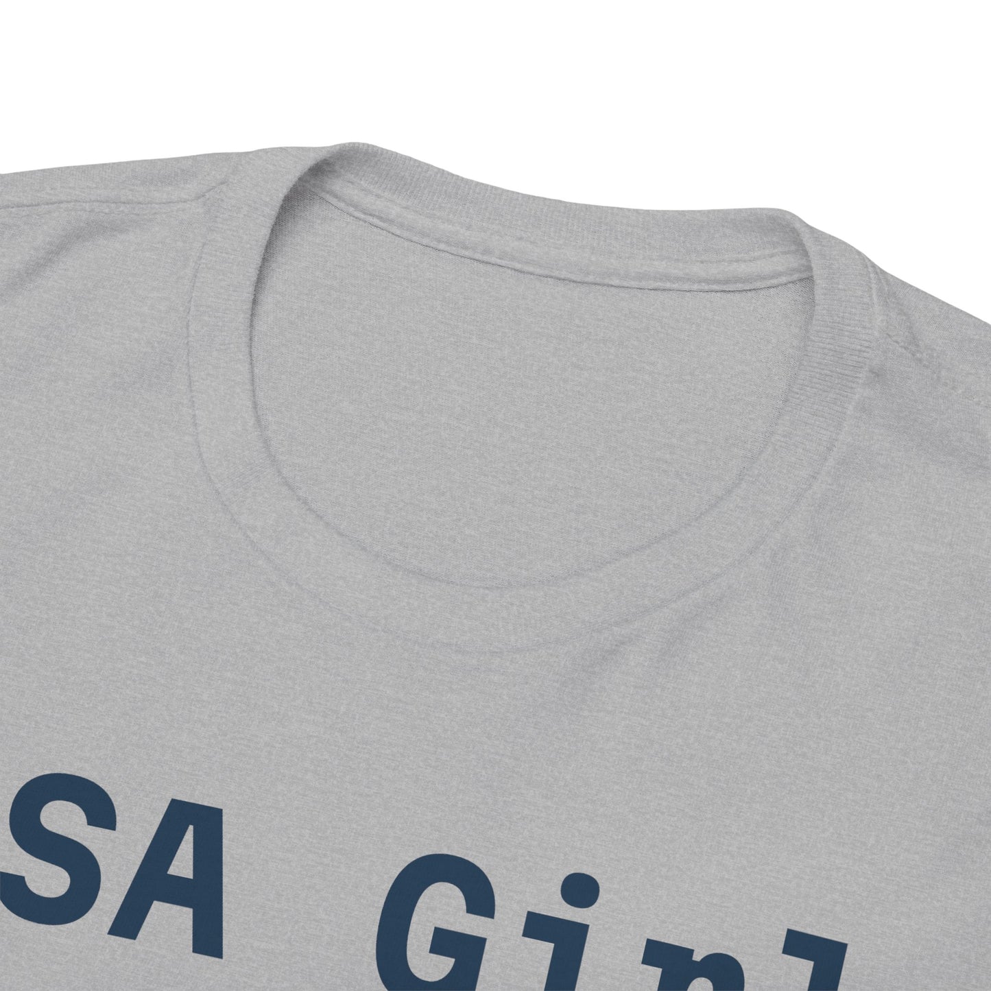 "USA Girl" - Amazing Unisex Heavy Cotton Short Sleeve Tee Shirts!