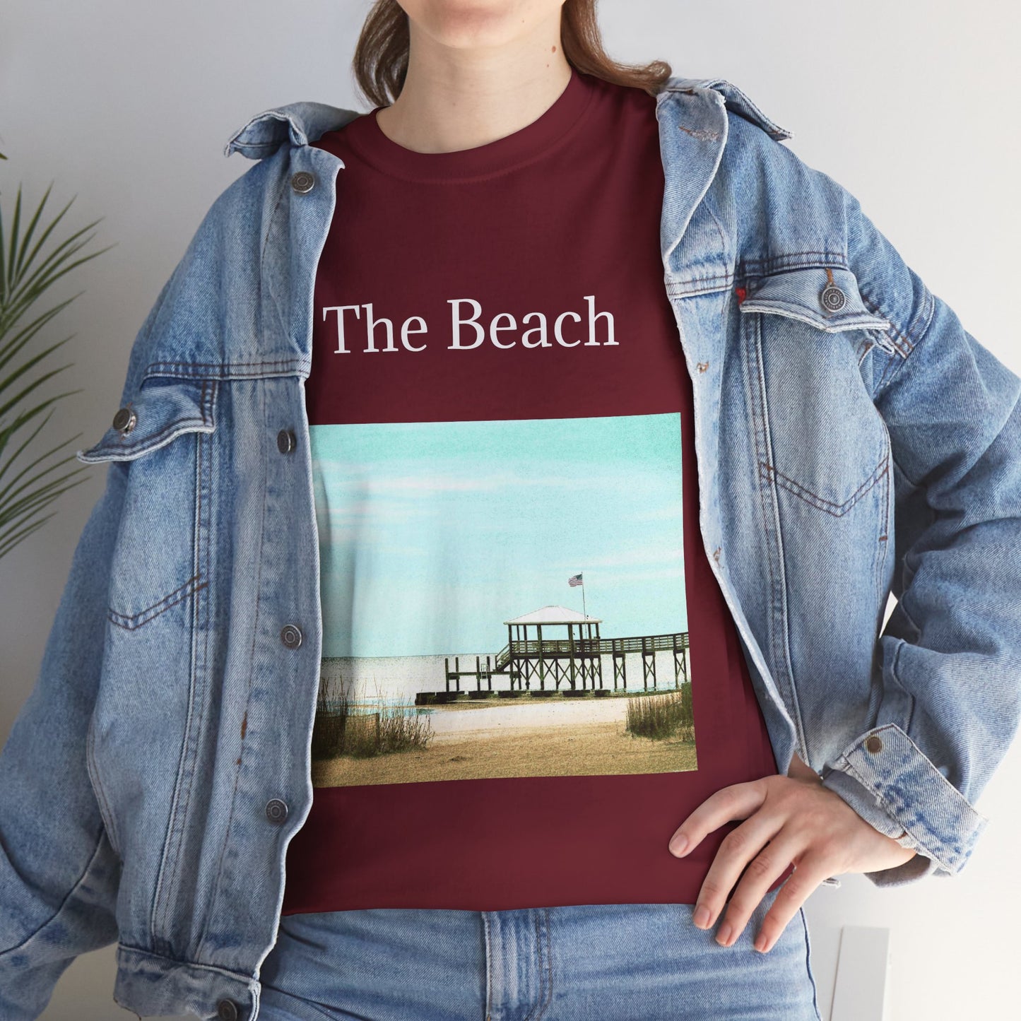 The Beach- Amazing Unisex Heavy Cotton Short Sleeve Tee Shirts!