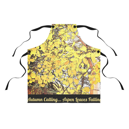 Autumn Calling...Aspen Leaves Falling  -  Apron