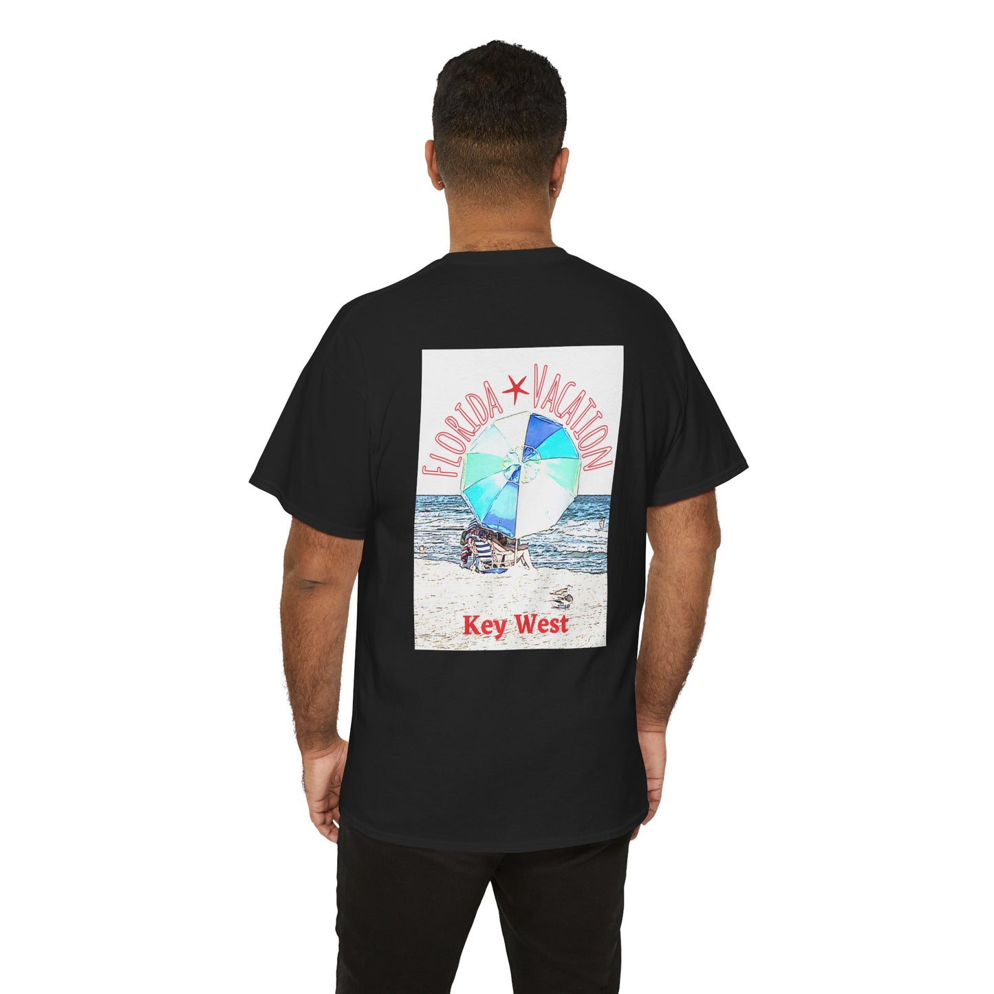 Florida Vacation Key West - Amazing Unisex Heavy Cotton Short Sleeve Tee Shirts!