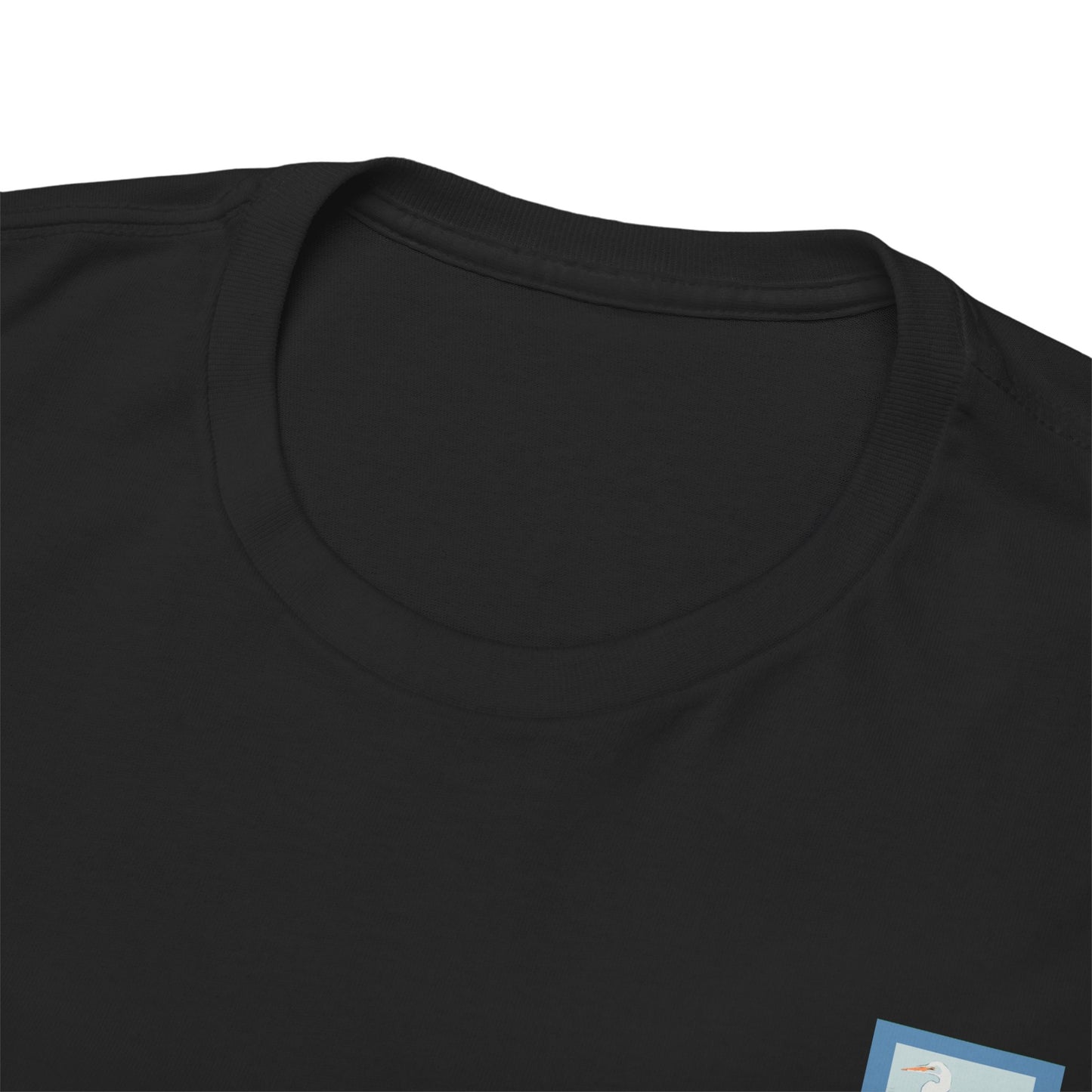 White Egret- Amazing Unisex Heavy Cotton Short Sleeve Tee Shirts!