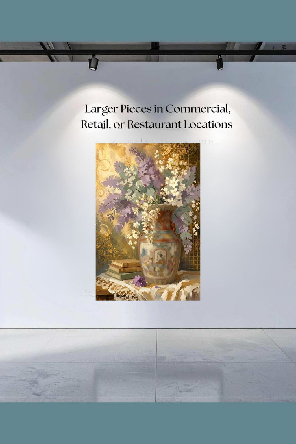 Heirloom Garden Blooms | Elegant Floral Print| Still Life with Oriental Vase | Cottage Garden Wall Art | Giclée Paper • Canvas • Wood • Metal