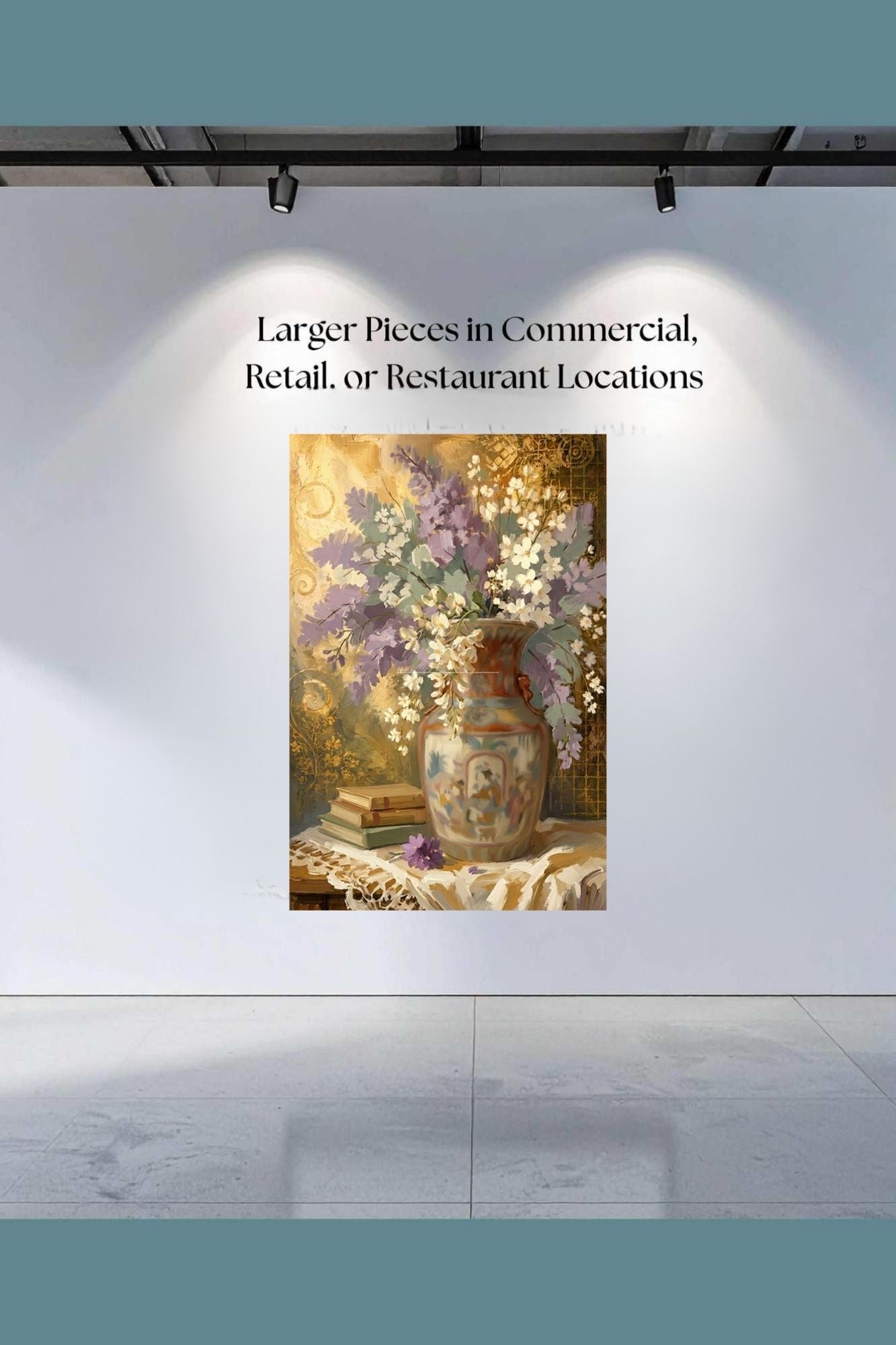 Heirloom Garden Blooms | Elegant Floral Print| Still Life with Oriental Vase | Cottage Garden Wall Art | Giclée Paper • Canvas • Wood • Metal
