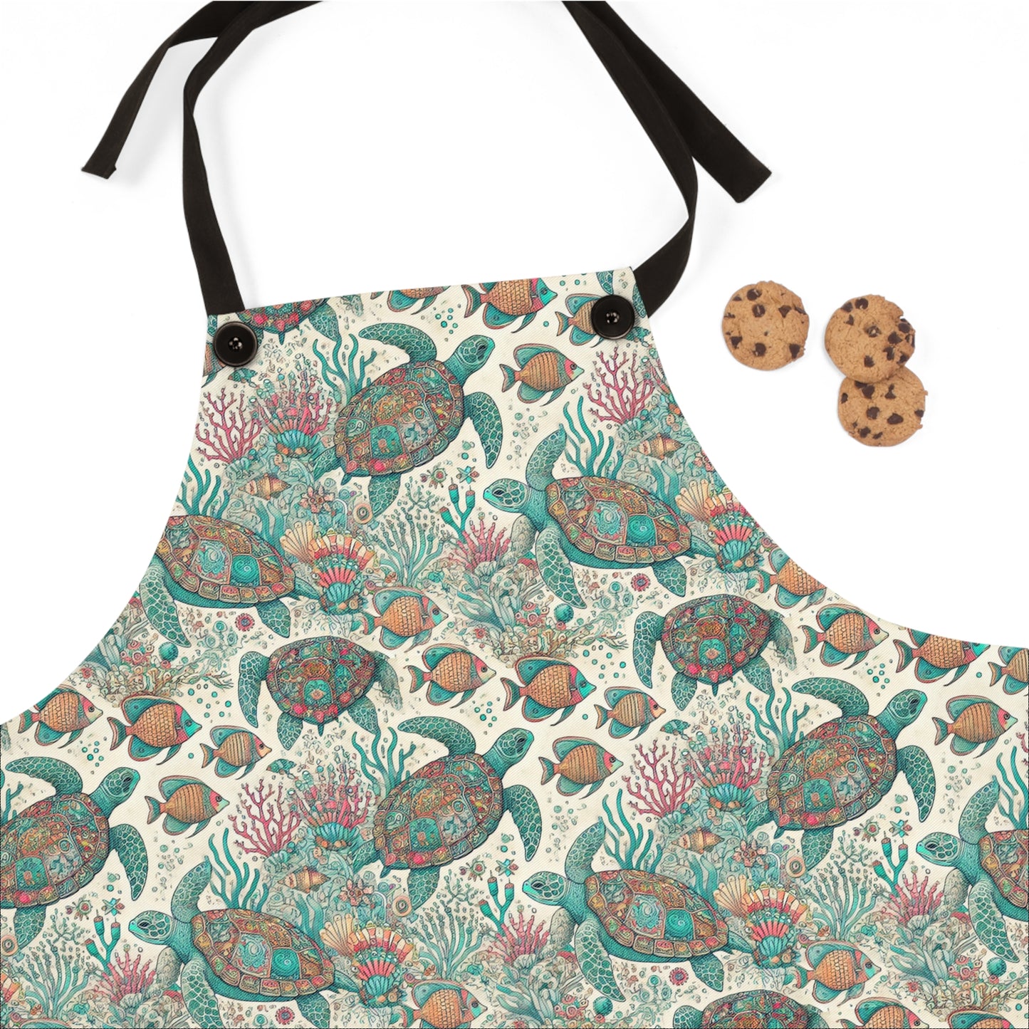Turtles Swimming -Apron