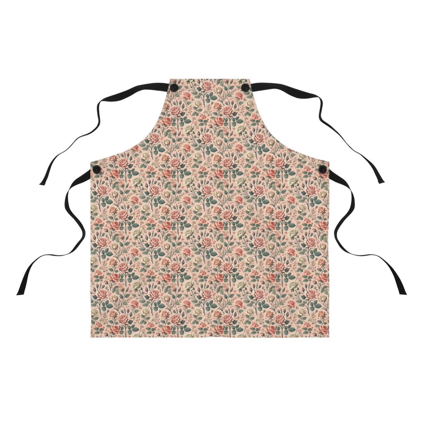 Shabby Chic Pink Roses-Apron