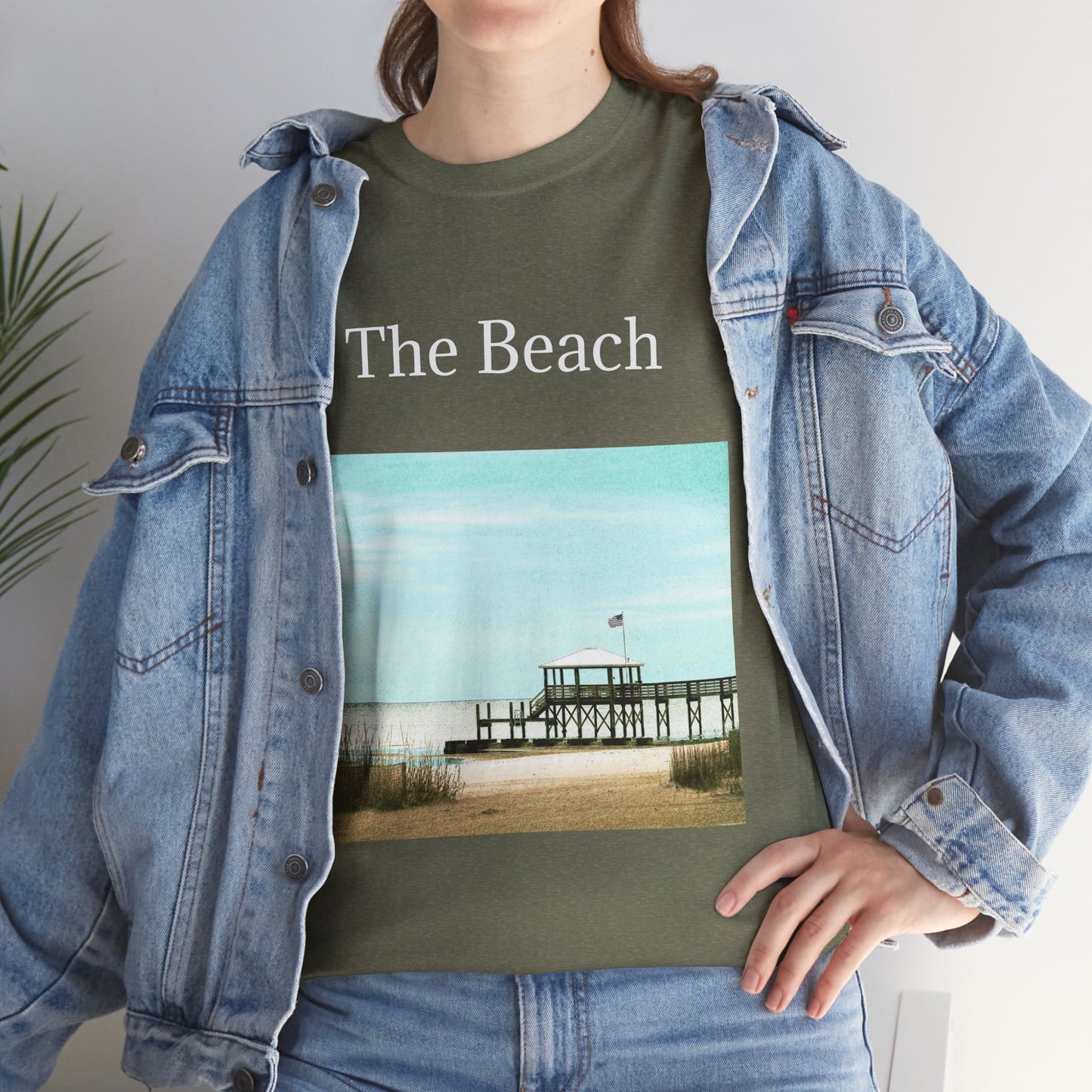 The Beach- Amazing Unisex Heavy Cotton Short Sleeve Tee Shirts!
