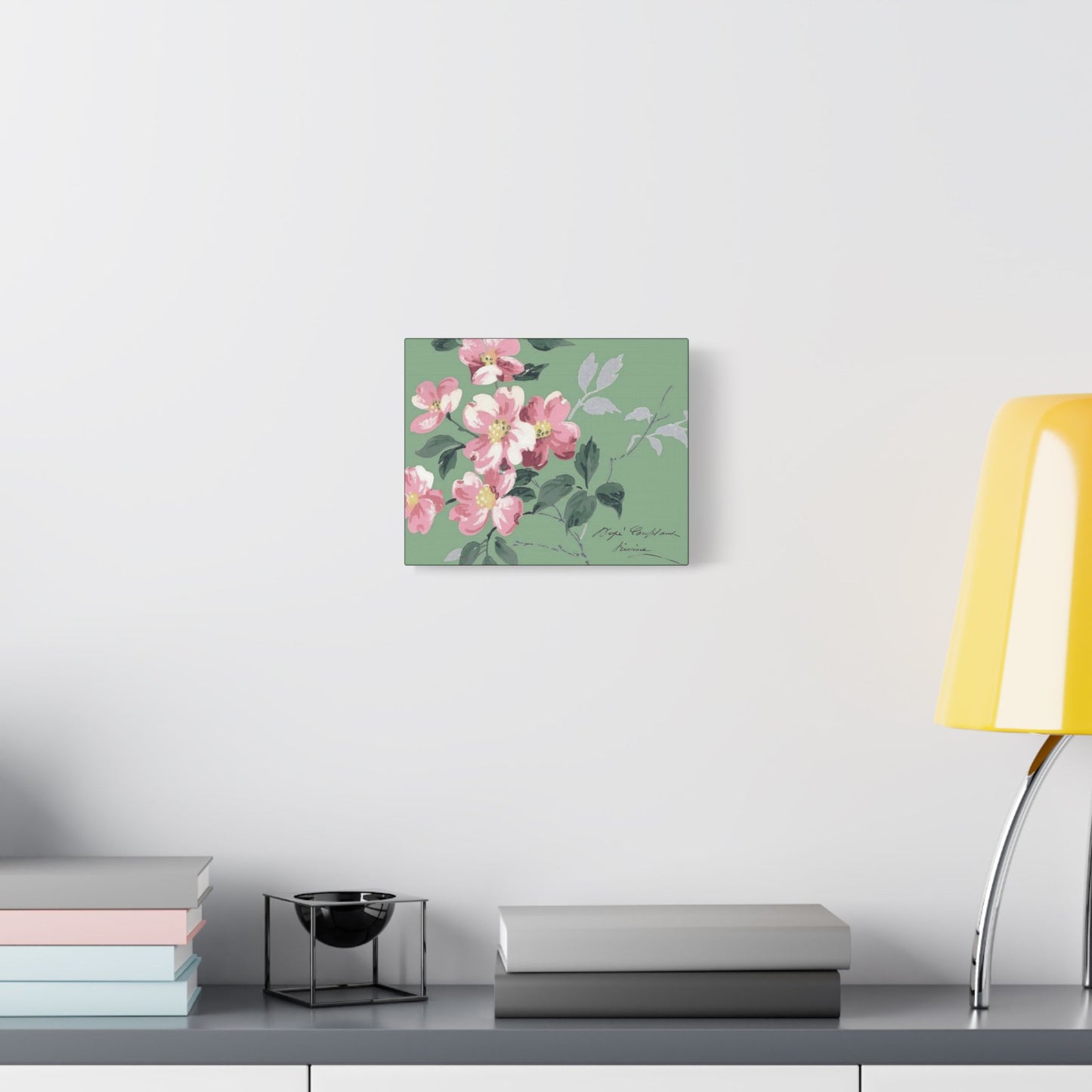 Pink Dogwood Art- Gallery Wrapped- Satin Stretched Canvas Gallery Wraps - No Frame Needed