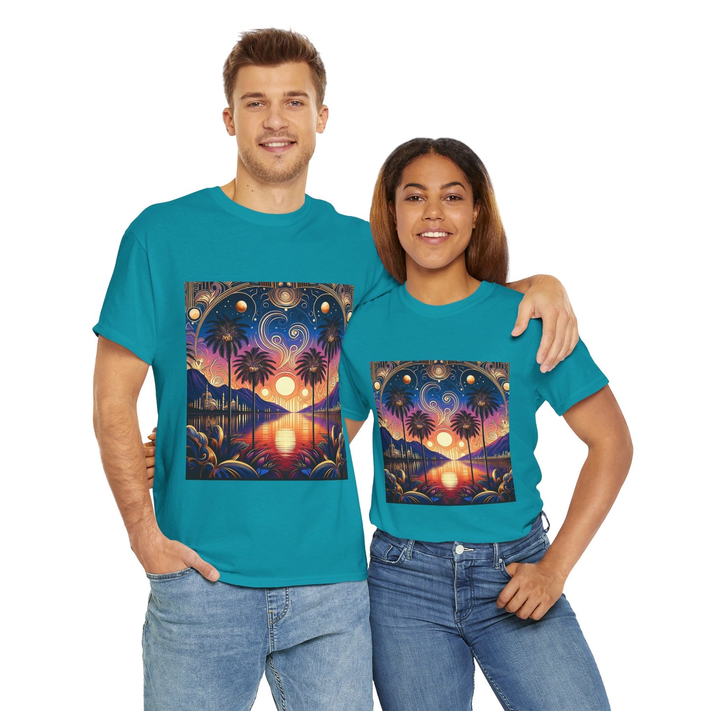 Tropical Dream- Amazing Unisex Heavy Cotton Short Sleeve Tee Shirts!