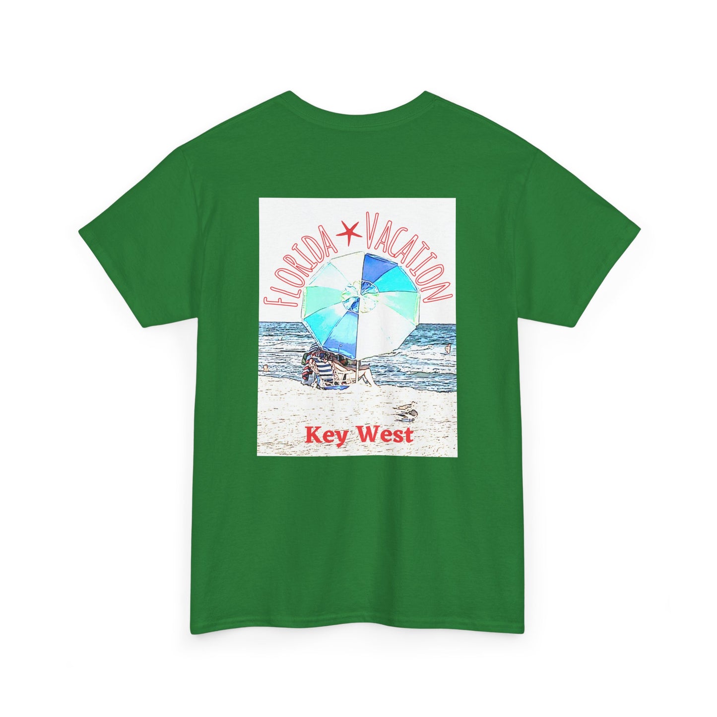 Florida Vacation Key West - Amazing Unisex Heavy Cotton Short Sleeve Tee Shirts!
