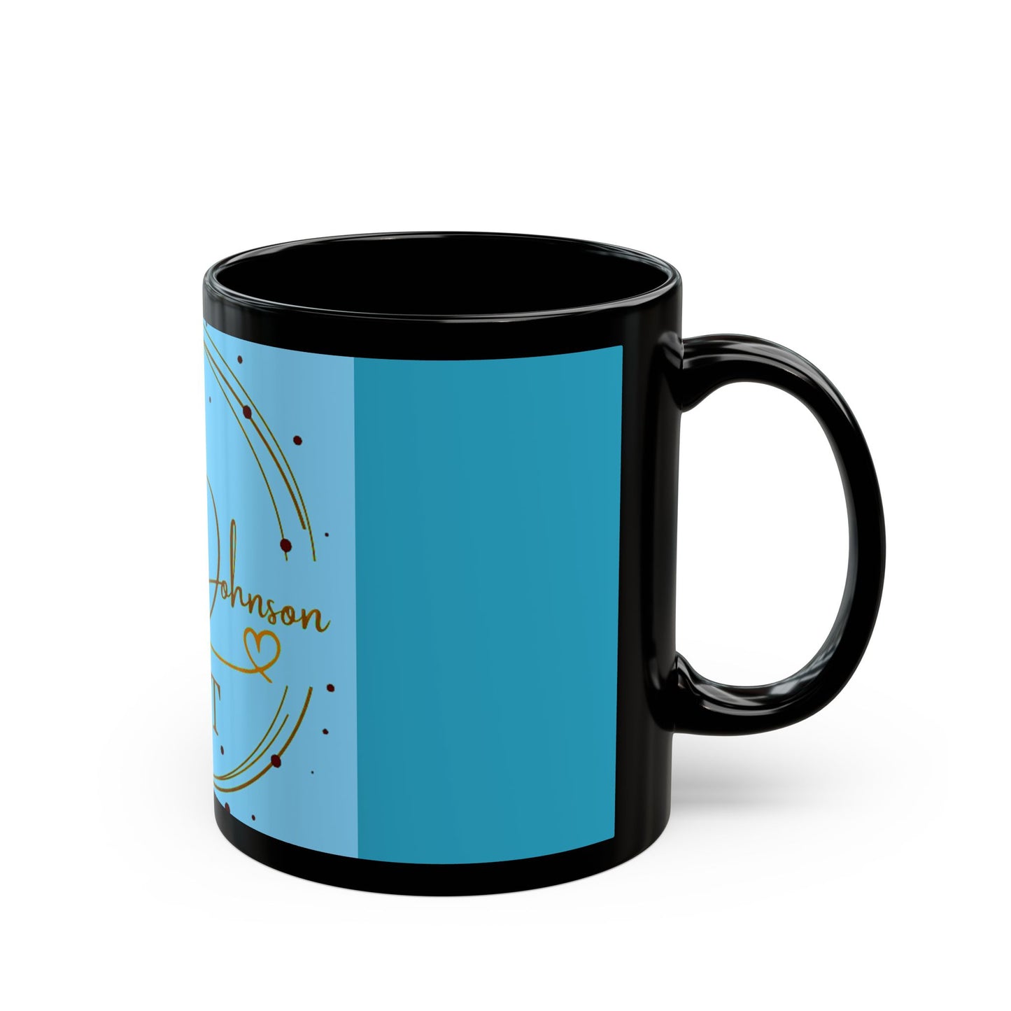 Teresa Johnson Art - 11 oz or 15 oz Ceramic Black Mugs