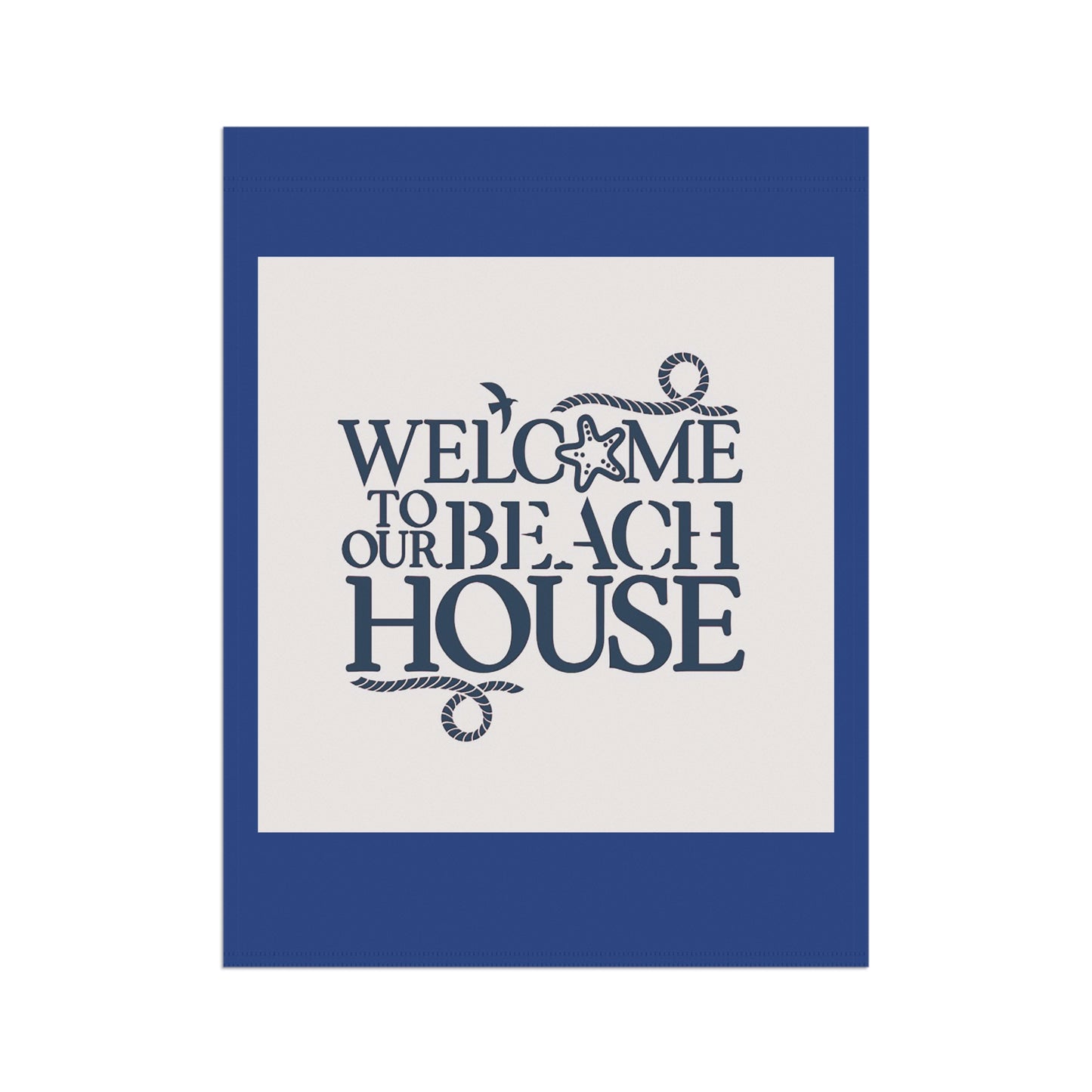 Welcome to the Beach House. Garden & House Banner