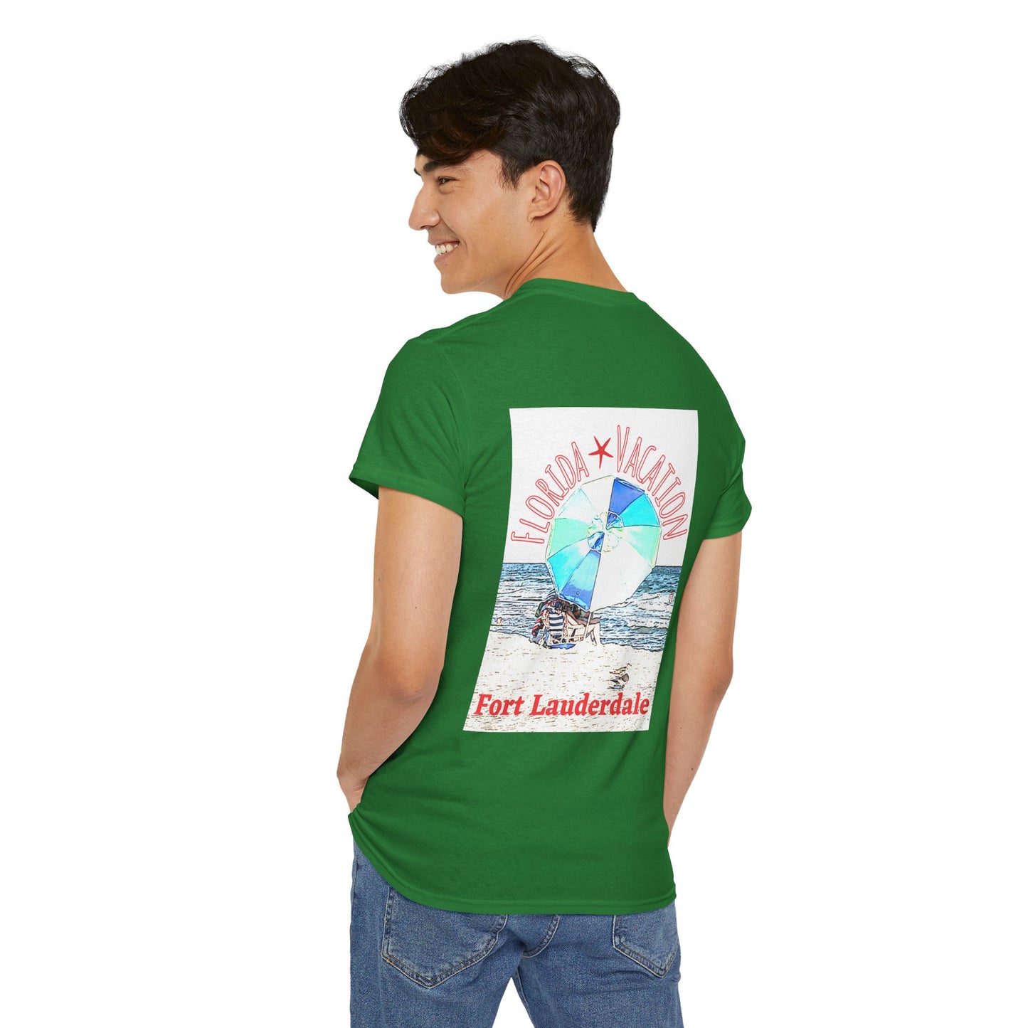 Florida Vacation Fort Lauderdale - Amazing Unisex Heavy Cotton Short Sleeve Tee Shirts!