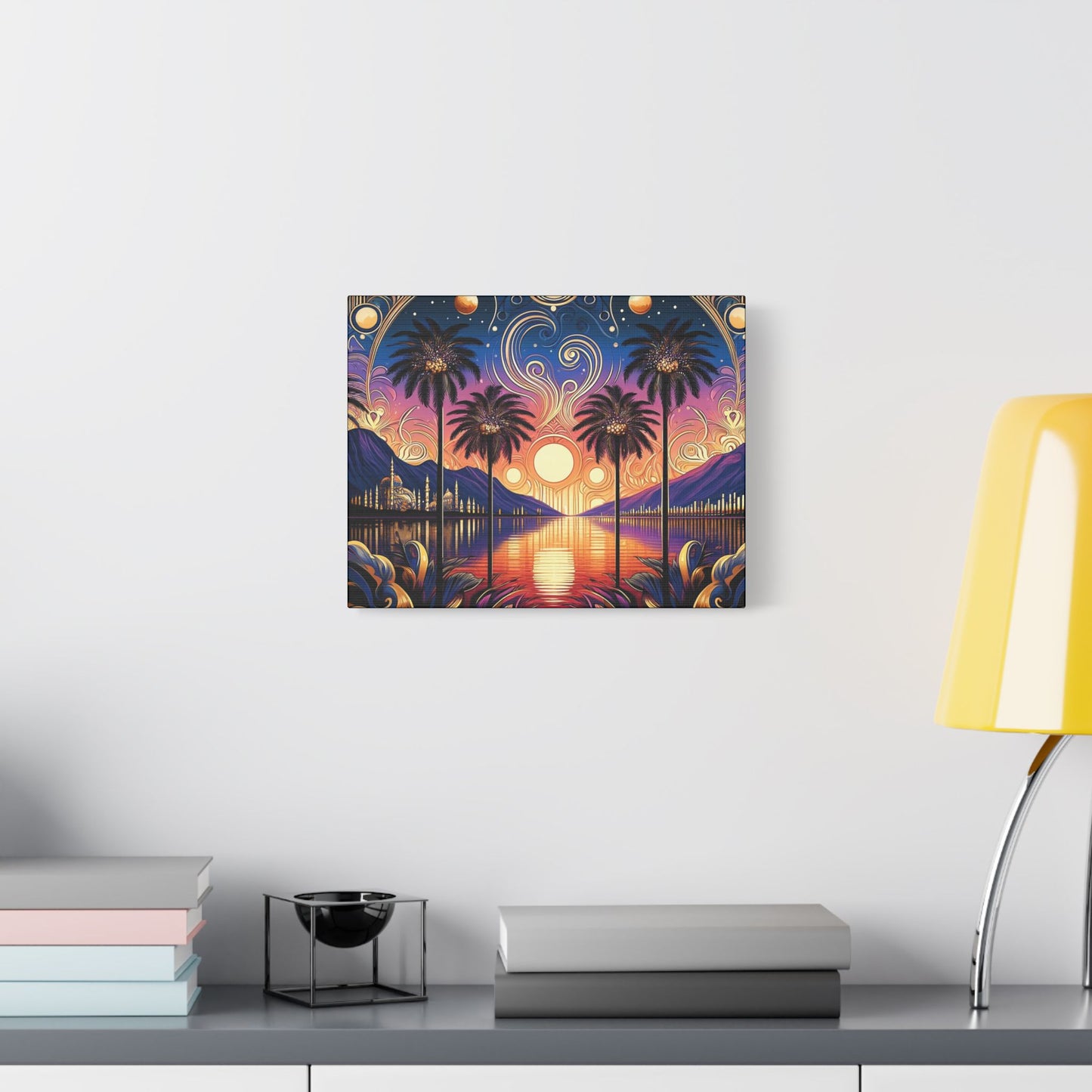 Tropical Dream- Art- Gallery Wrapped- Satin Stretched Canvas Gallery Wraps - No Frame Needed