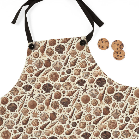 Brown Sea Shells -Apron