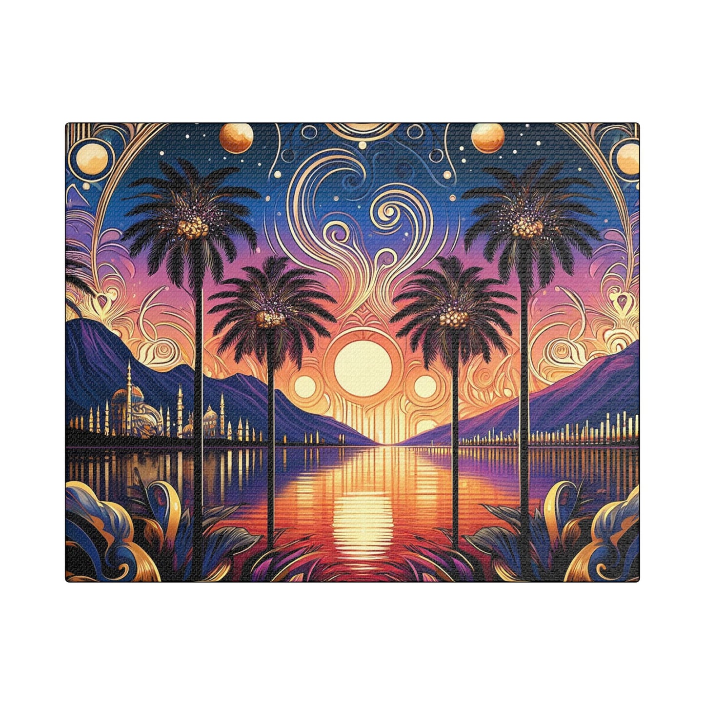 Tropical Dream- Art- Gallery Wrapped- Satin Stretched Canvas Gallery Wraps - No Frame Needed