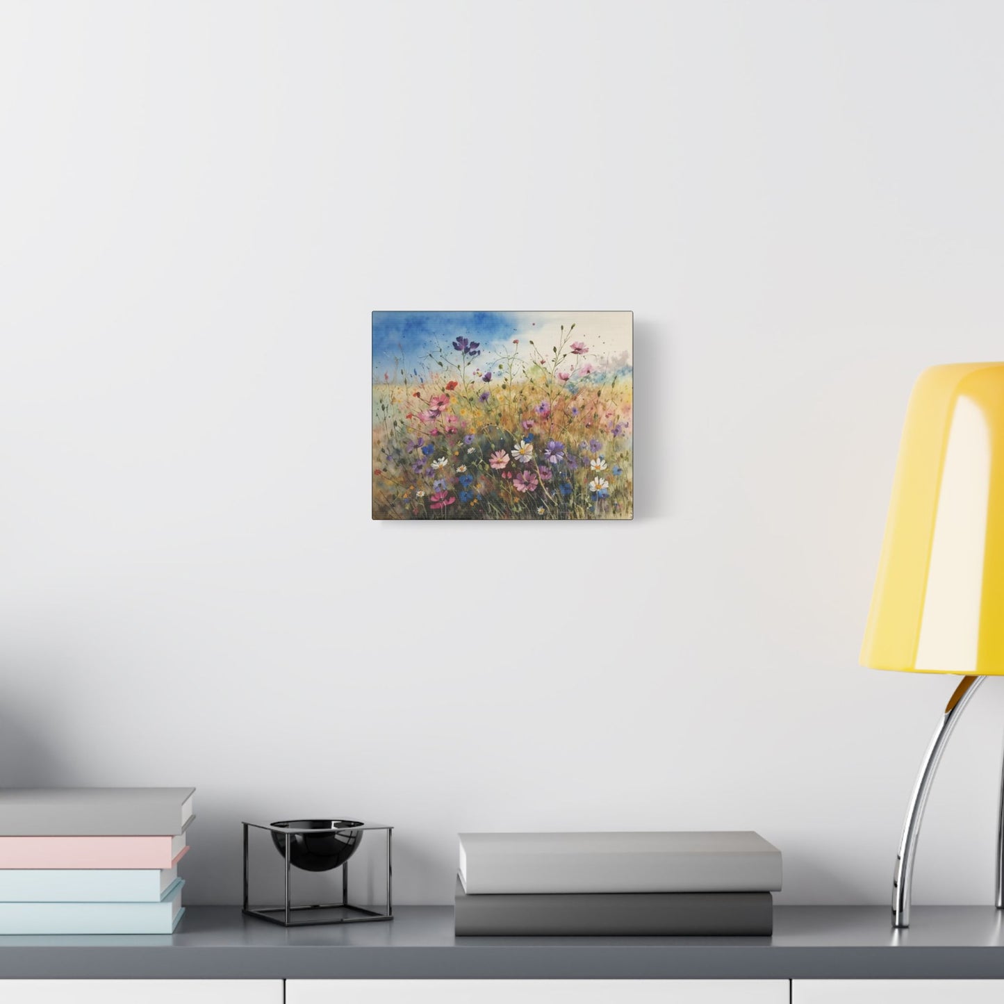 Wildflower Morning- Art- Gallery Wrapped- Satin Stretched Canvas Gallery Wraps - No Frame Needed