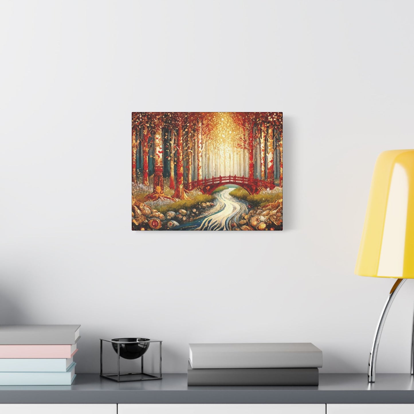 Magical Forest- Art- Gallery Wrapped- Satin Stretched Canvas Gallery Wraps - No Frame Needed