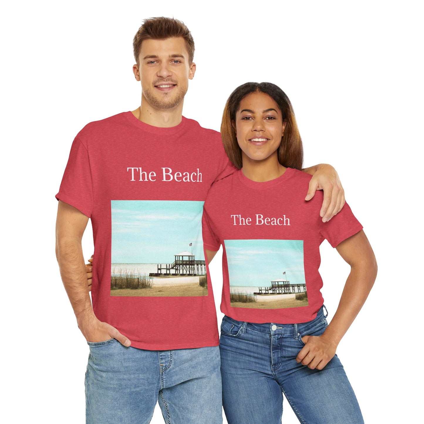 The Beach- Amazing Unisex Heavy Cotton Short Sleeve Tee Shirts!