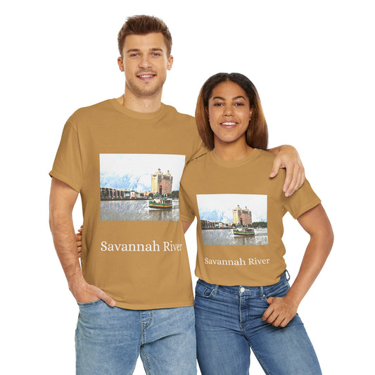 Savannah River- Amazing Unisex Heavy Cotton Short Sleeve Tee Shirts!