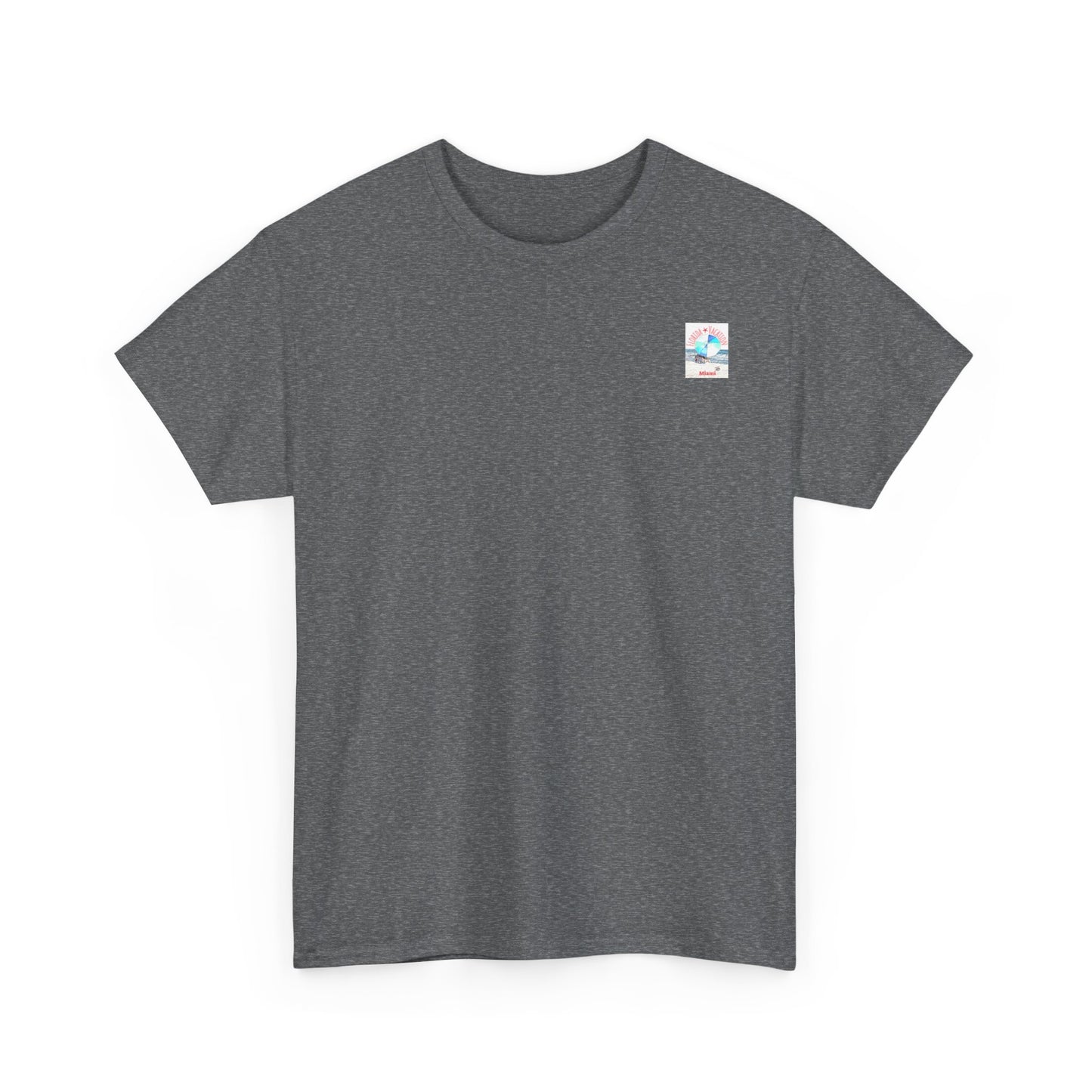 Florida Vacation Miami - Amazing Unisex Heavy Cotton Short Sleeve Tee Shirts!