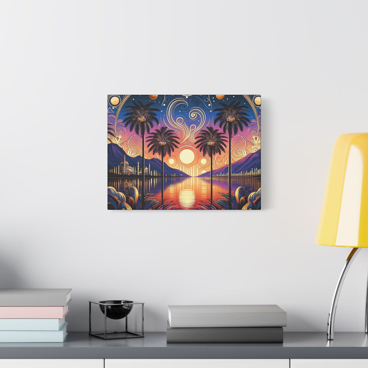 Tropical Dream- Art- Gallery Wrapped- Satin Stretched Canvas Gallery Wraps - No Frame Needed