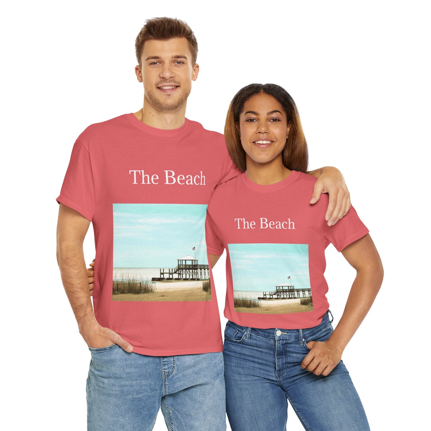 The Beach- Amazing Unisex Heavy Cotton Short Sleeve Tee Shirts!