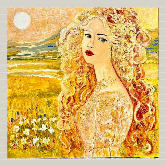 The Queen of Summer- Art Giclee Paper- Wood- Metal- Canvas