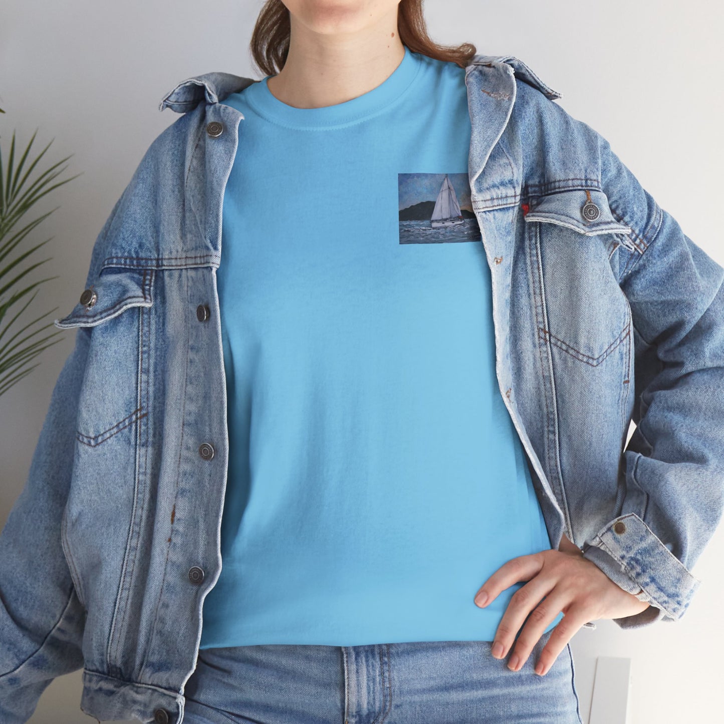 Smoothly Sailing - Amazing Unisex Heavy Cotton Short Sleeve Tee Shirts!