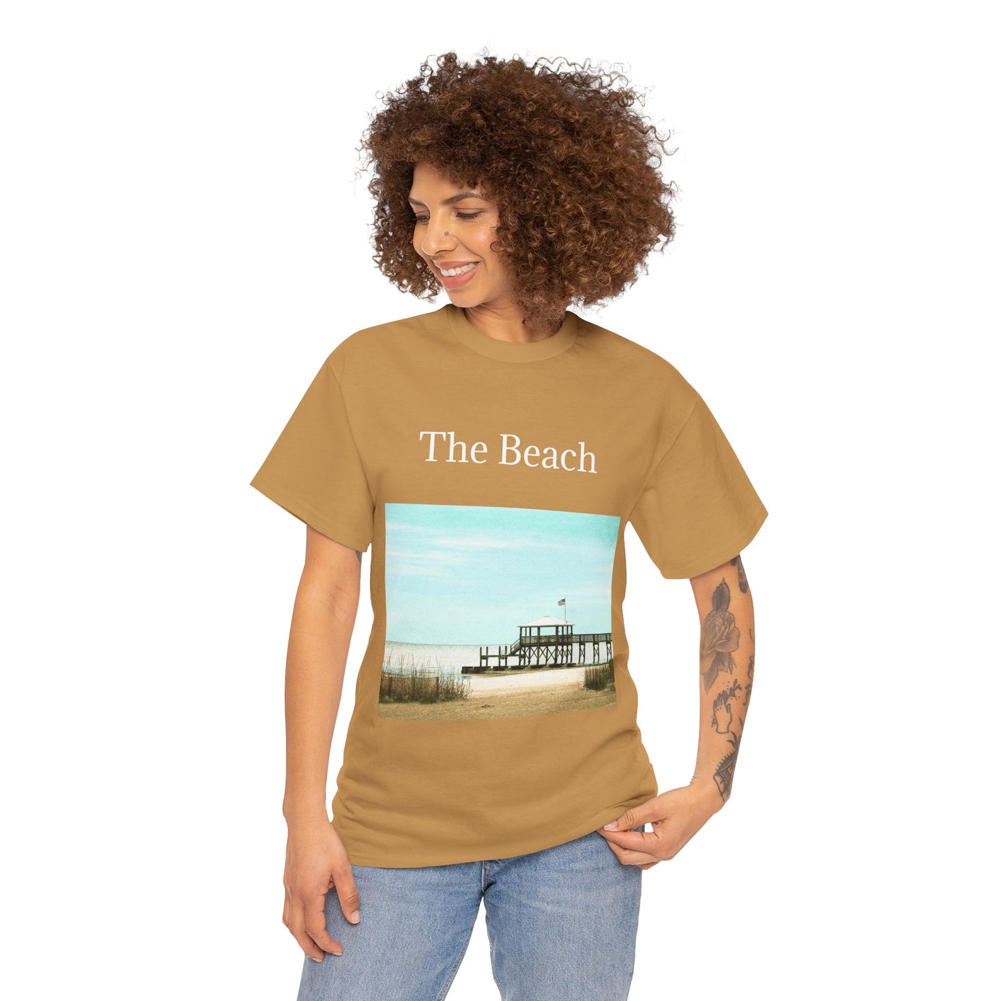 The Beach- Amazing Unisex Heavy Cotton Short Sleeve Tee Shirts!