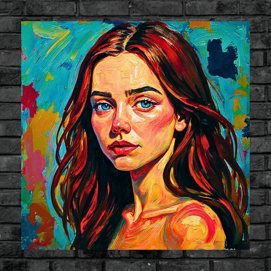 Echoes in Color, Abstract Colorful Wall Art Print, Modern Abstract Painting, Vibrant Contemporary Decor, Large Statement Artwork, Colorful Home Decor