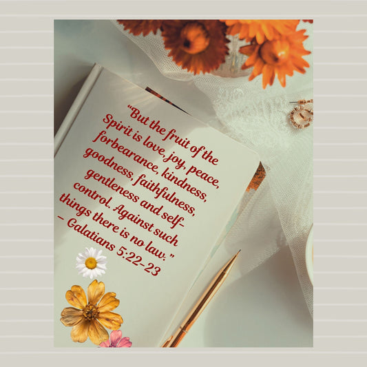 The Fruit of the Spirit Sign| Inspirational Art Sign| Prints Canvas Wood or Metal Art