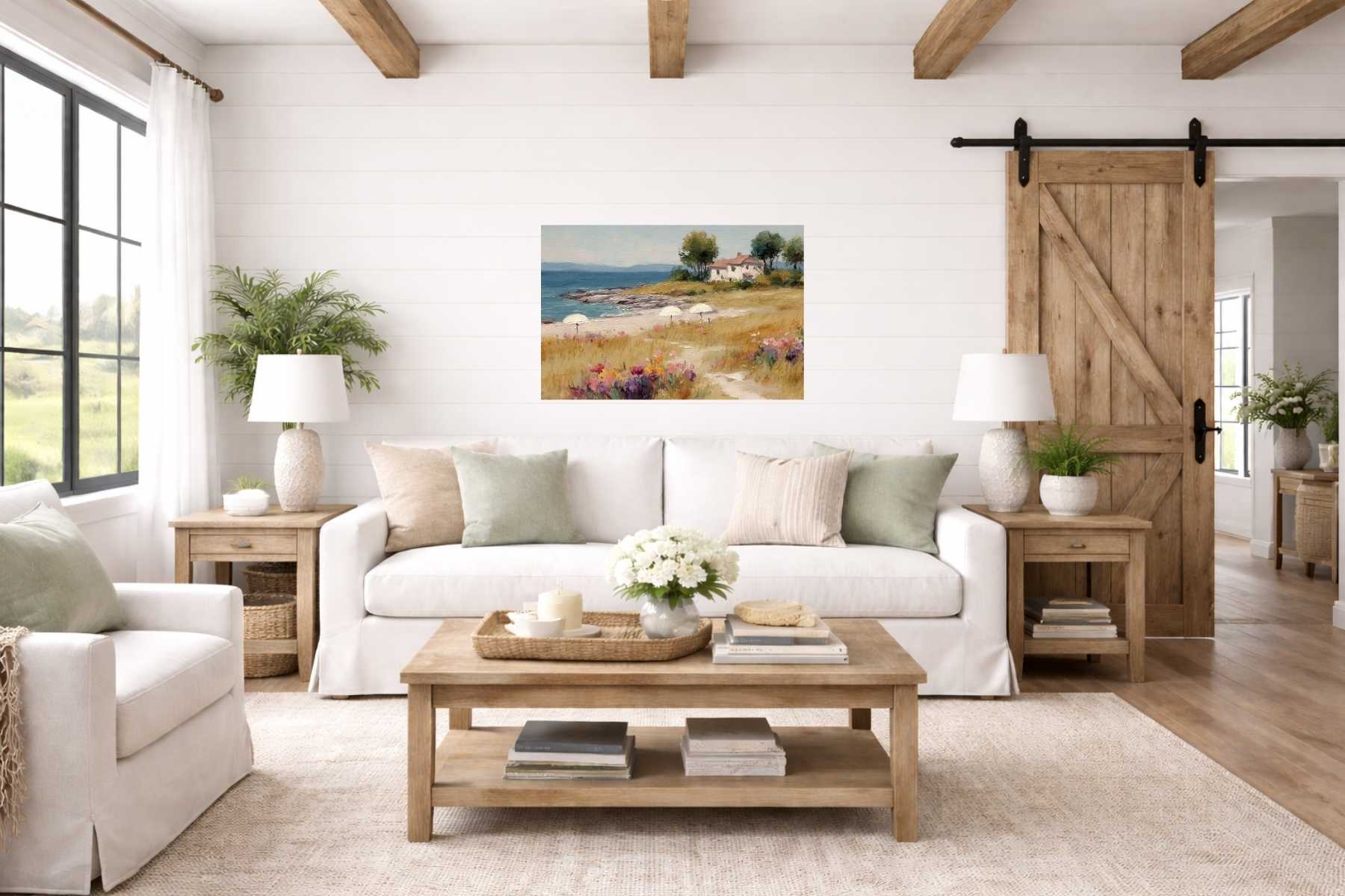 Private Paradise| Tropical Print| Coastal Beach| Giclee on Canvas, Wood, Metal, Fine Art Paper
